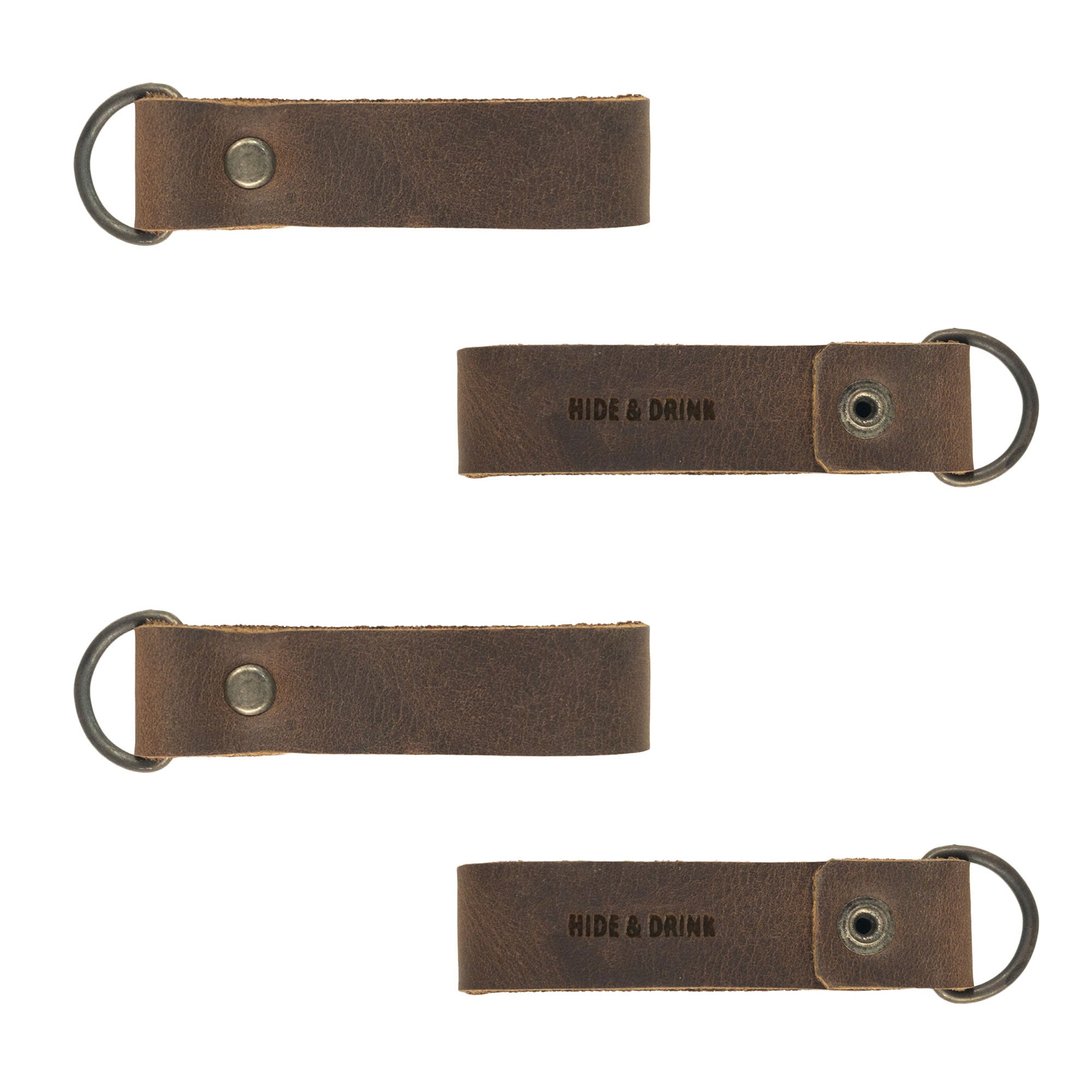 Set of 4 Riveted Suspender Loop Attachments