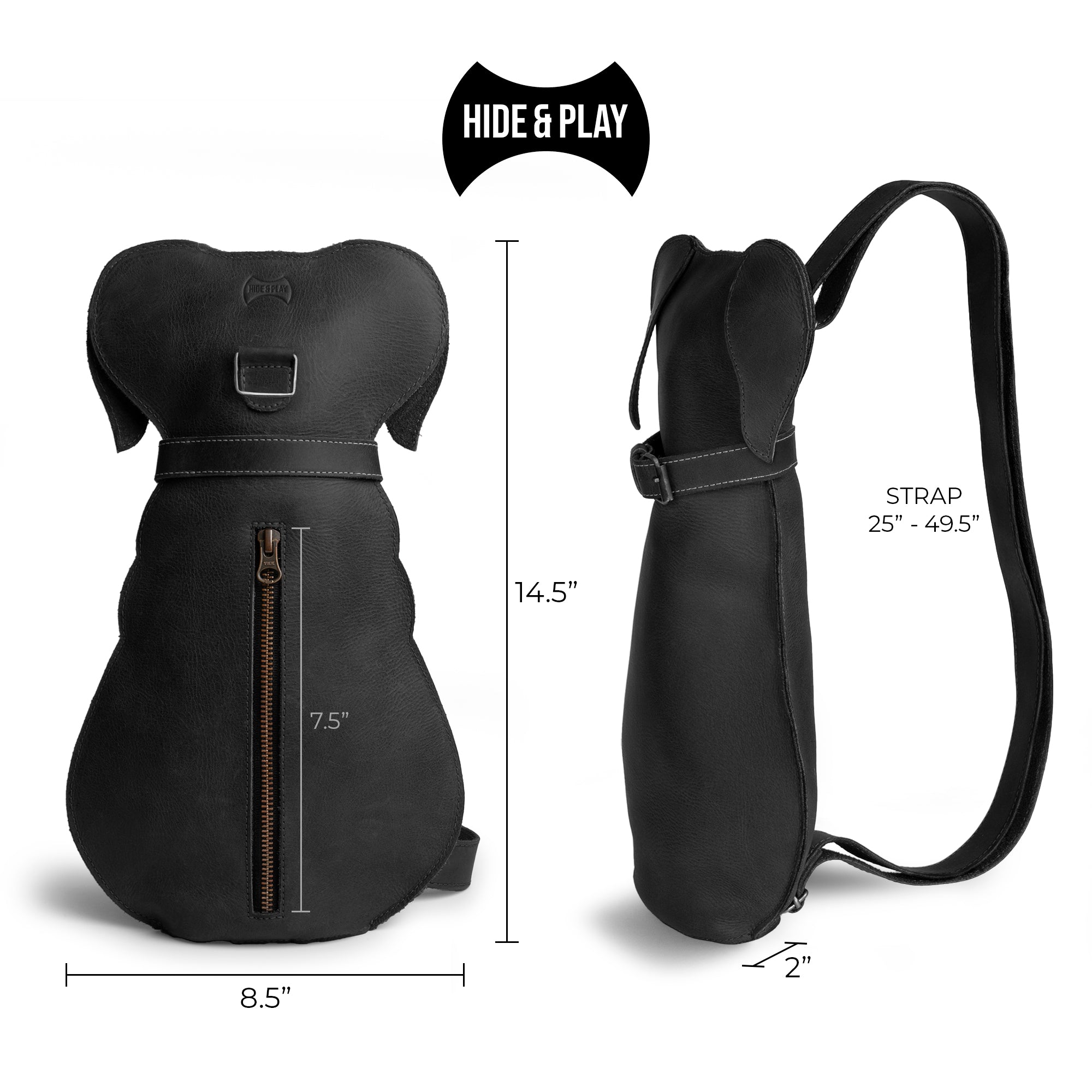 Leather Doggy Crossbody