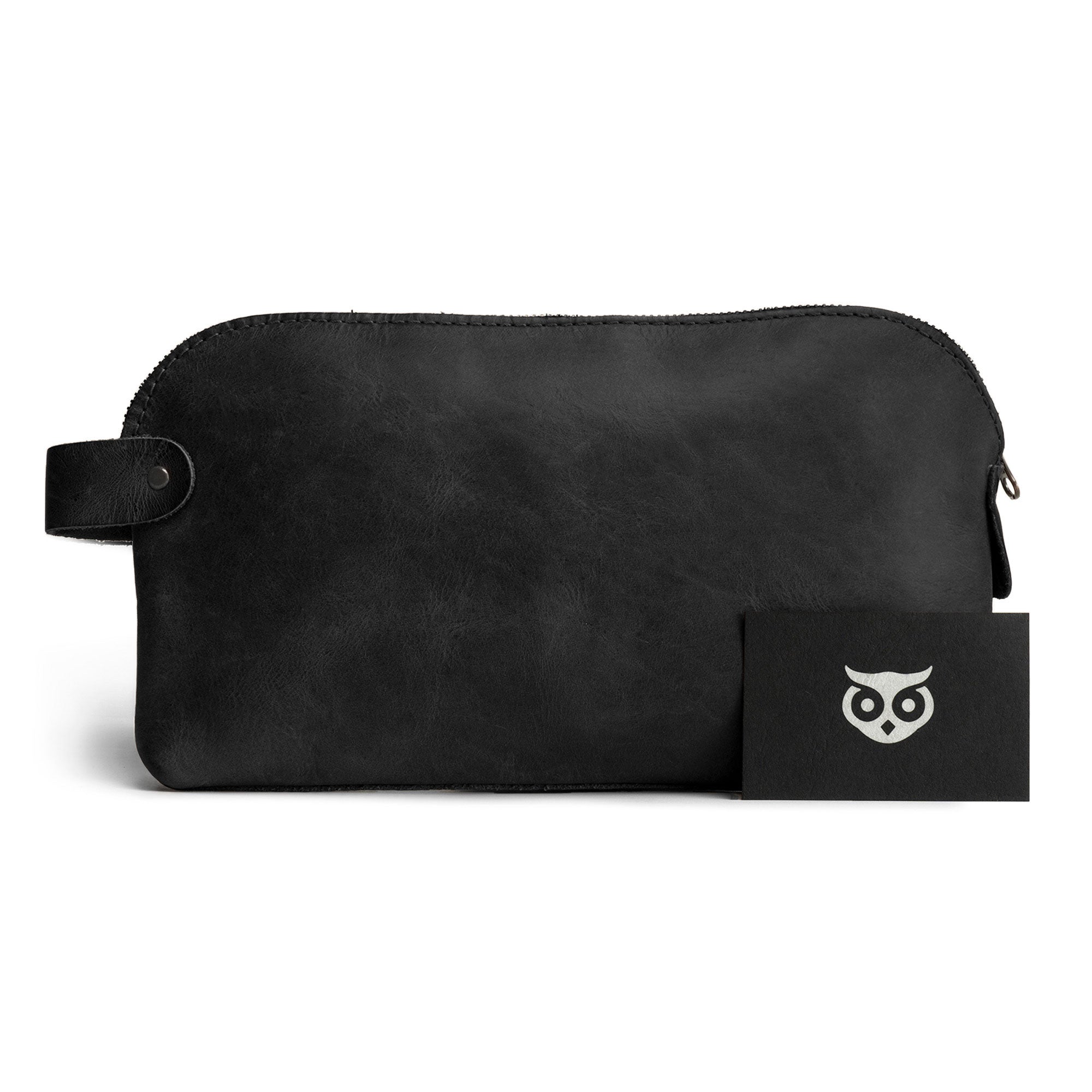 Dopp Kit Utility Bag by Hide & Drink featuring rich leather construction ideal for everyday use or travel. This large rustic all-purpose Dopp Kit Utility Bag is made from full grain leather and utilizes artisan craftsmanship techniques like hand cut and hand sewn for quality, handmade in La Antigua Guatemala & Oaxaca Mexico.