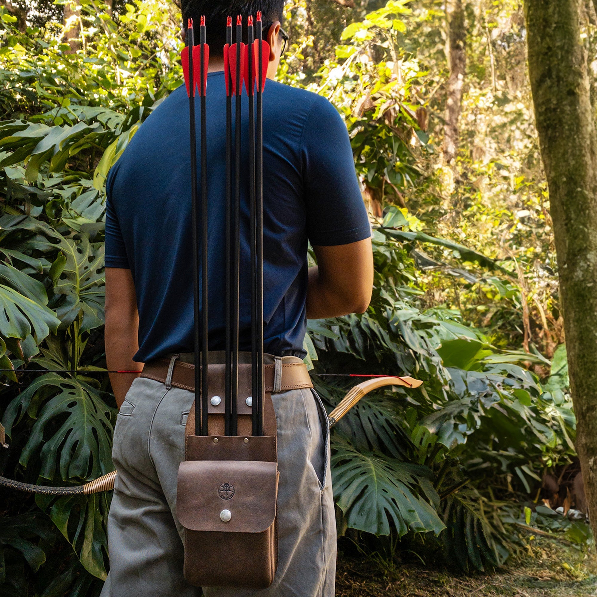 Archery Back Pocket Quiver - Stockyard X 'The Leather Store'
