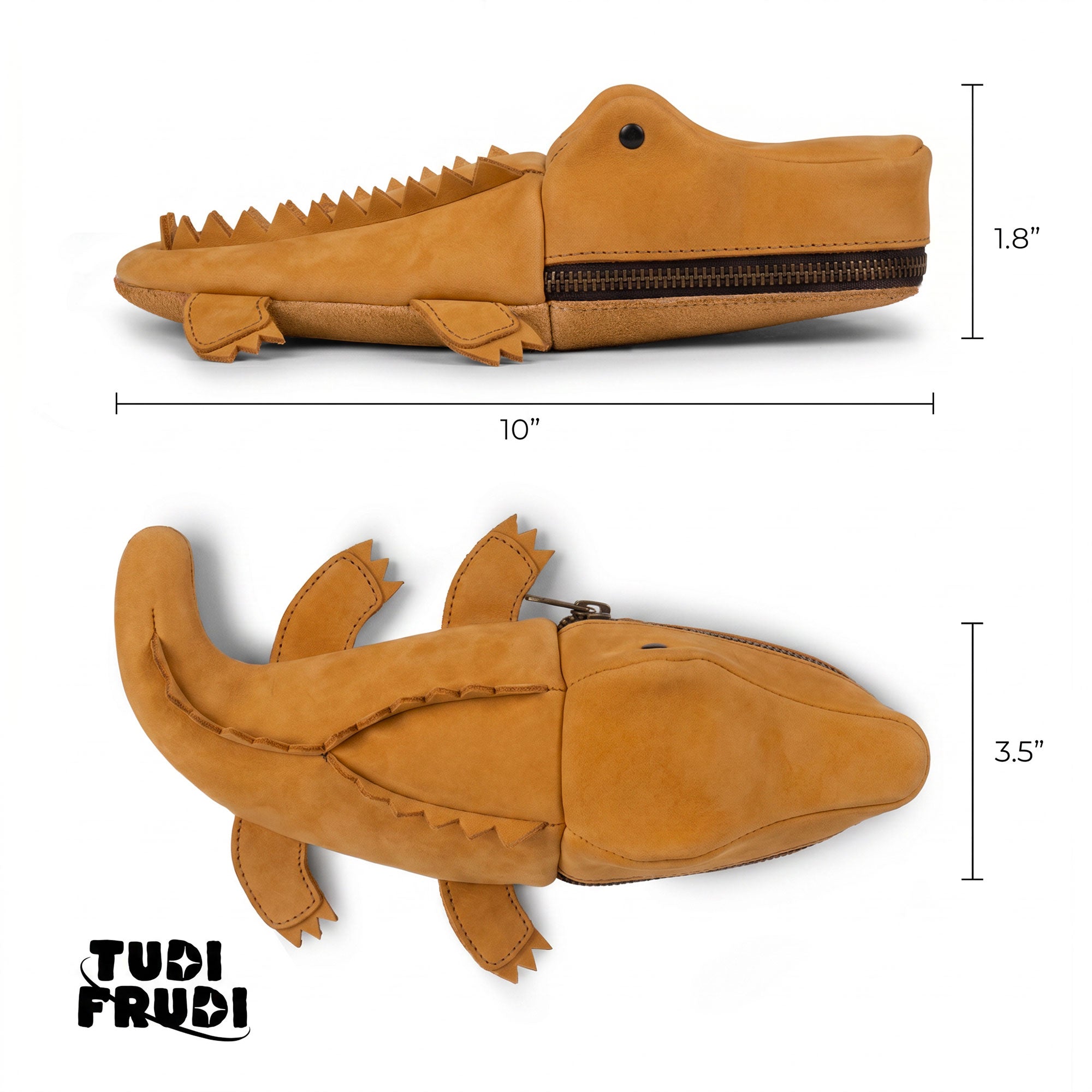Leather Gator Pouch