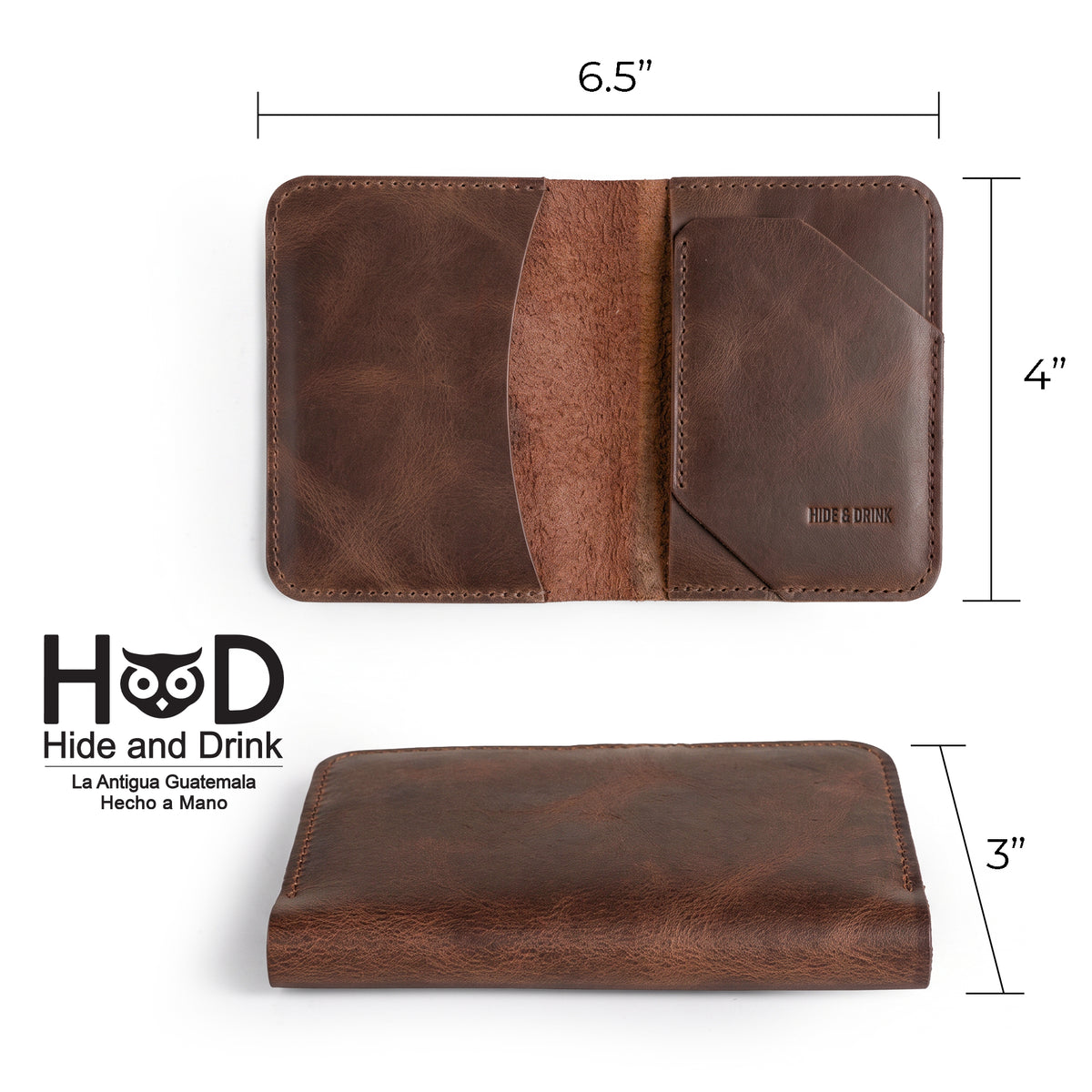 Bi-Fold Card Wallet Diagonal
