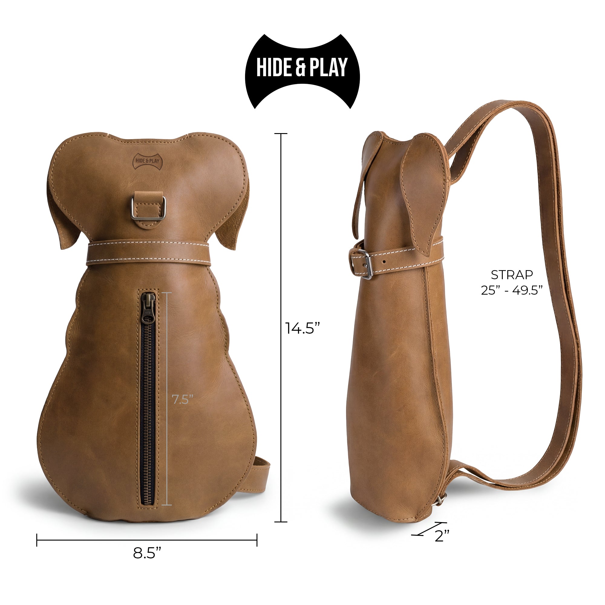 Leather Doggy Crossbody