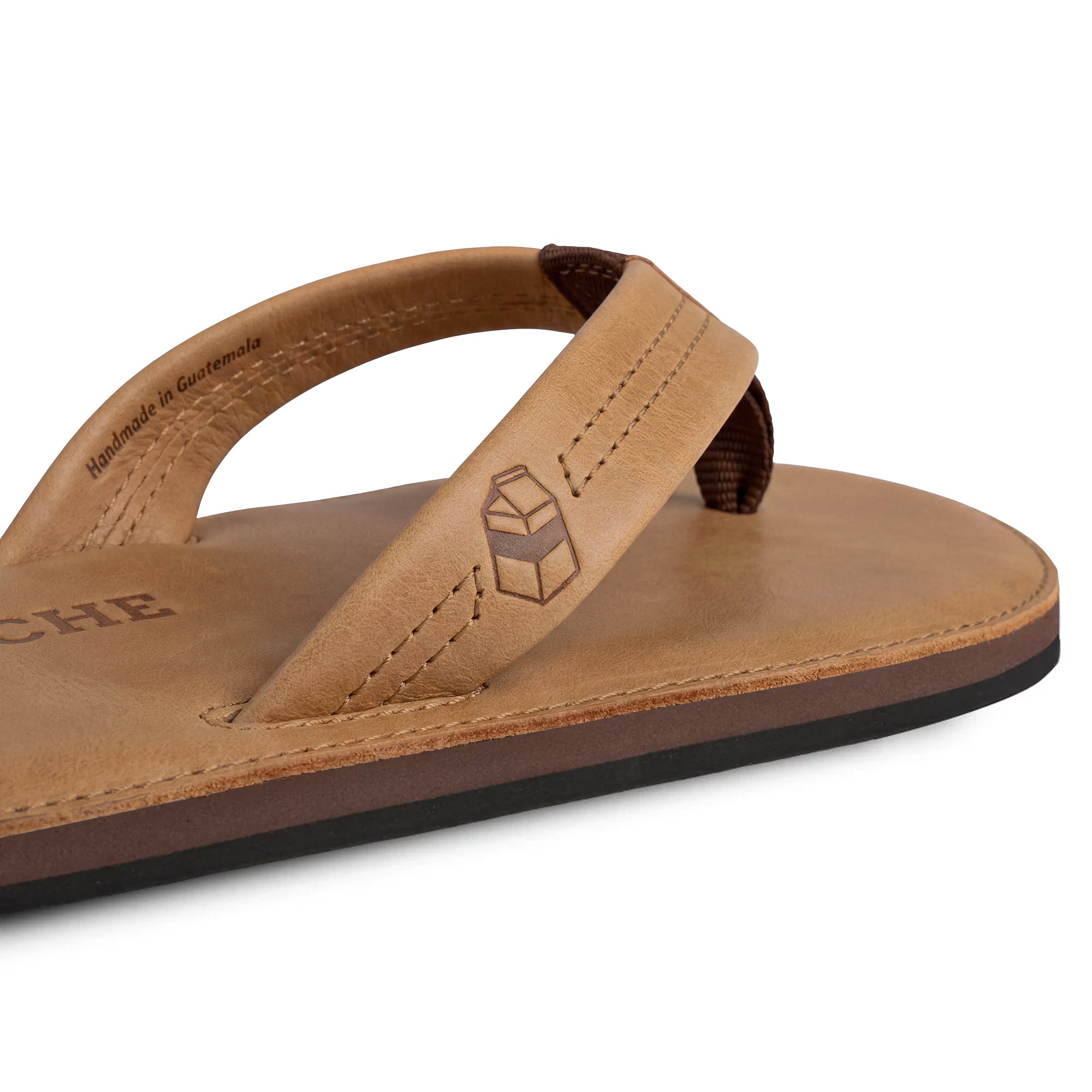 The South Shore Padded Leather Flip Flop