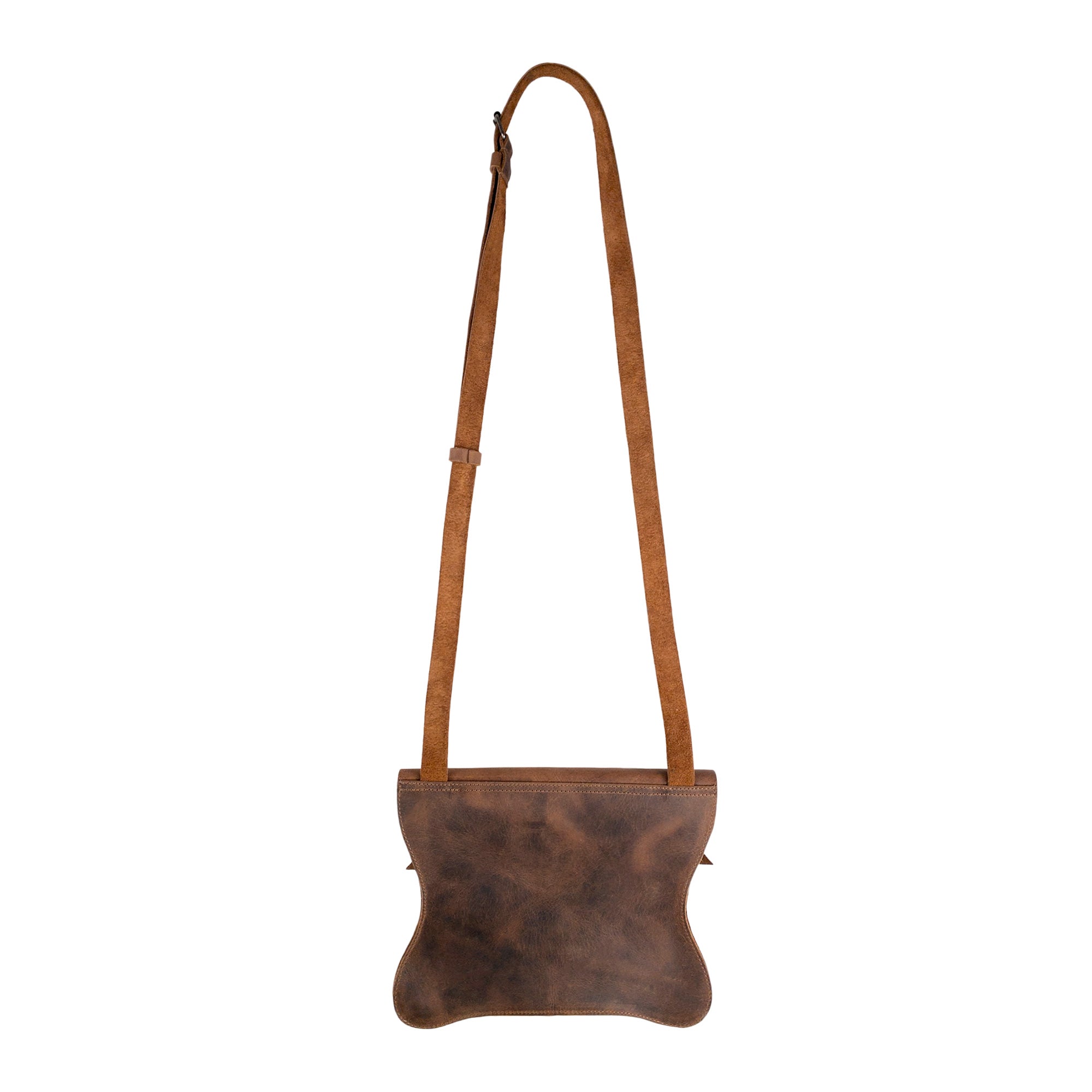 Leaf-Shaped Shoulder Bag - Stockyard X 'The Leather Store'