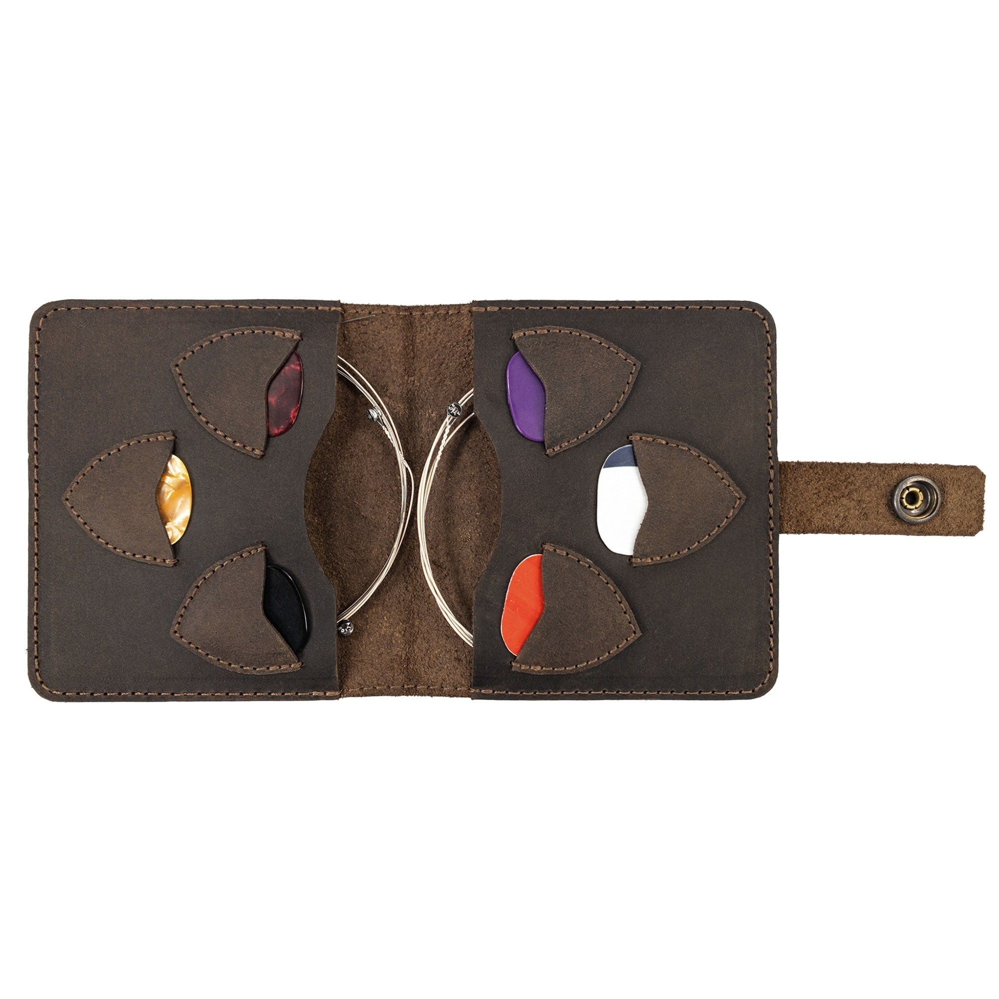 Guitar Pick & String Wallet - Stockyard X 'The Leather Store'