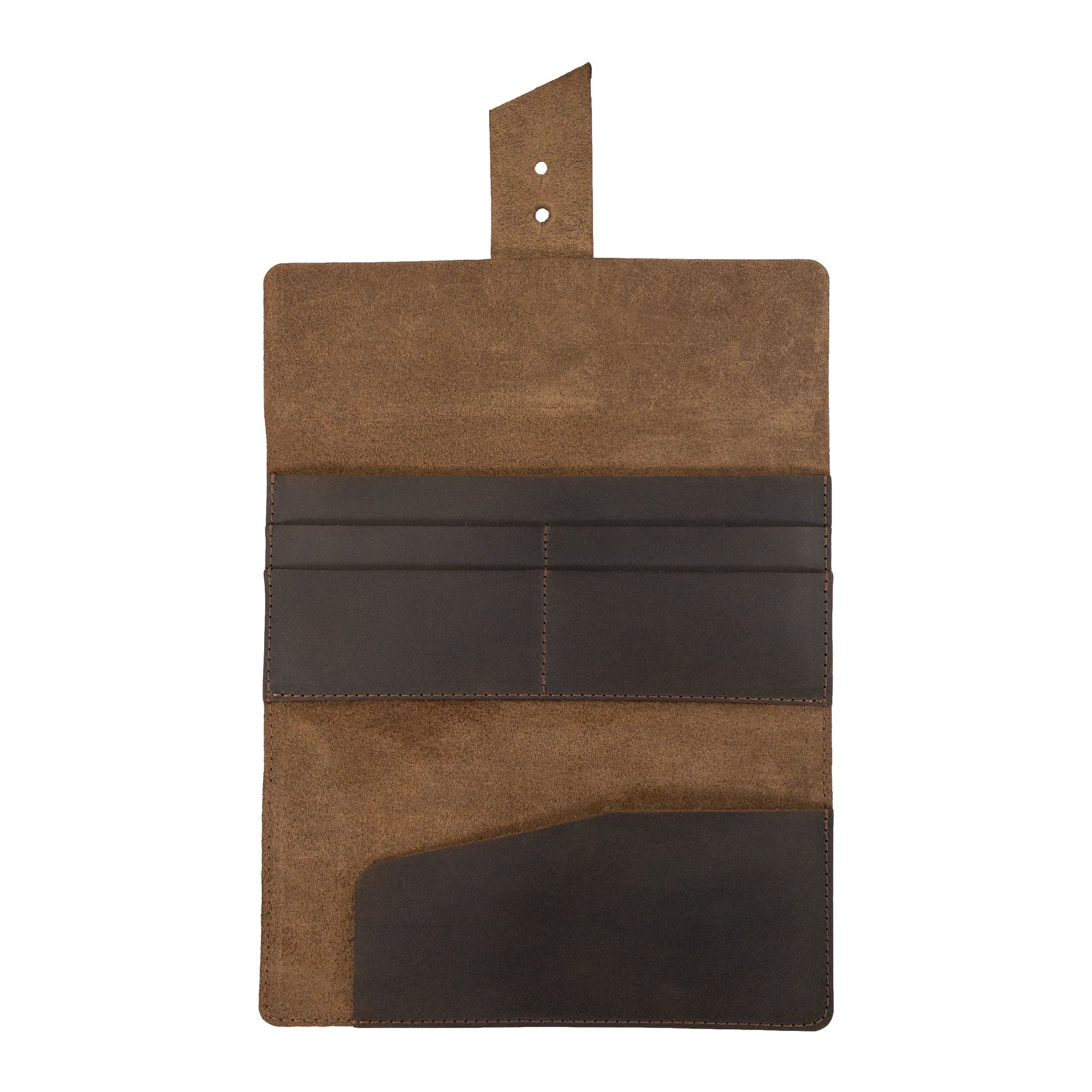 Classic Checkbook Cover with Credit Card Slots - Stockyard X 'The Leather Store'