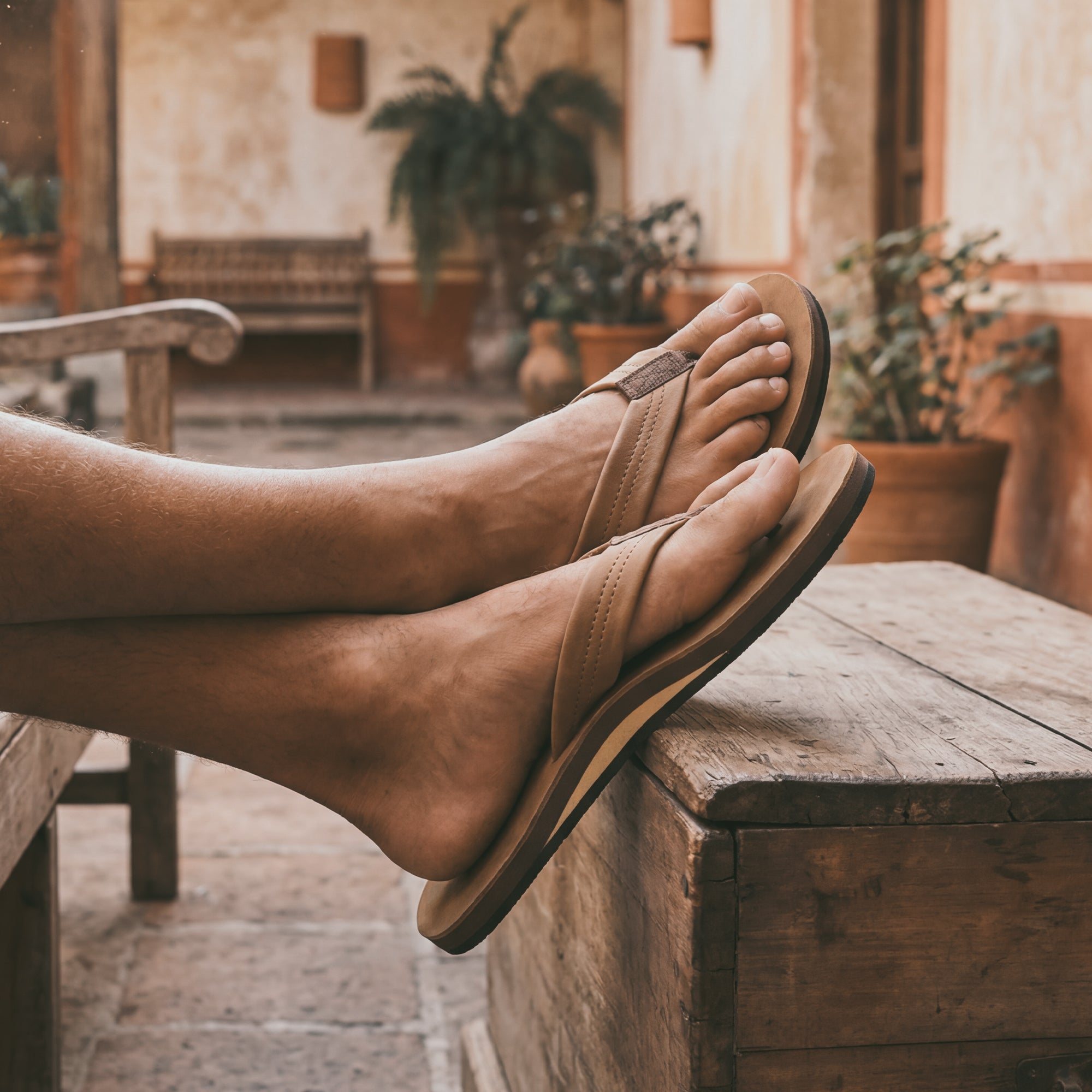 The North Shore Leather Flip Flop