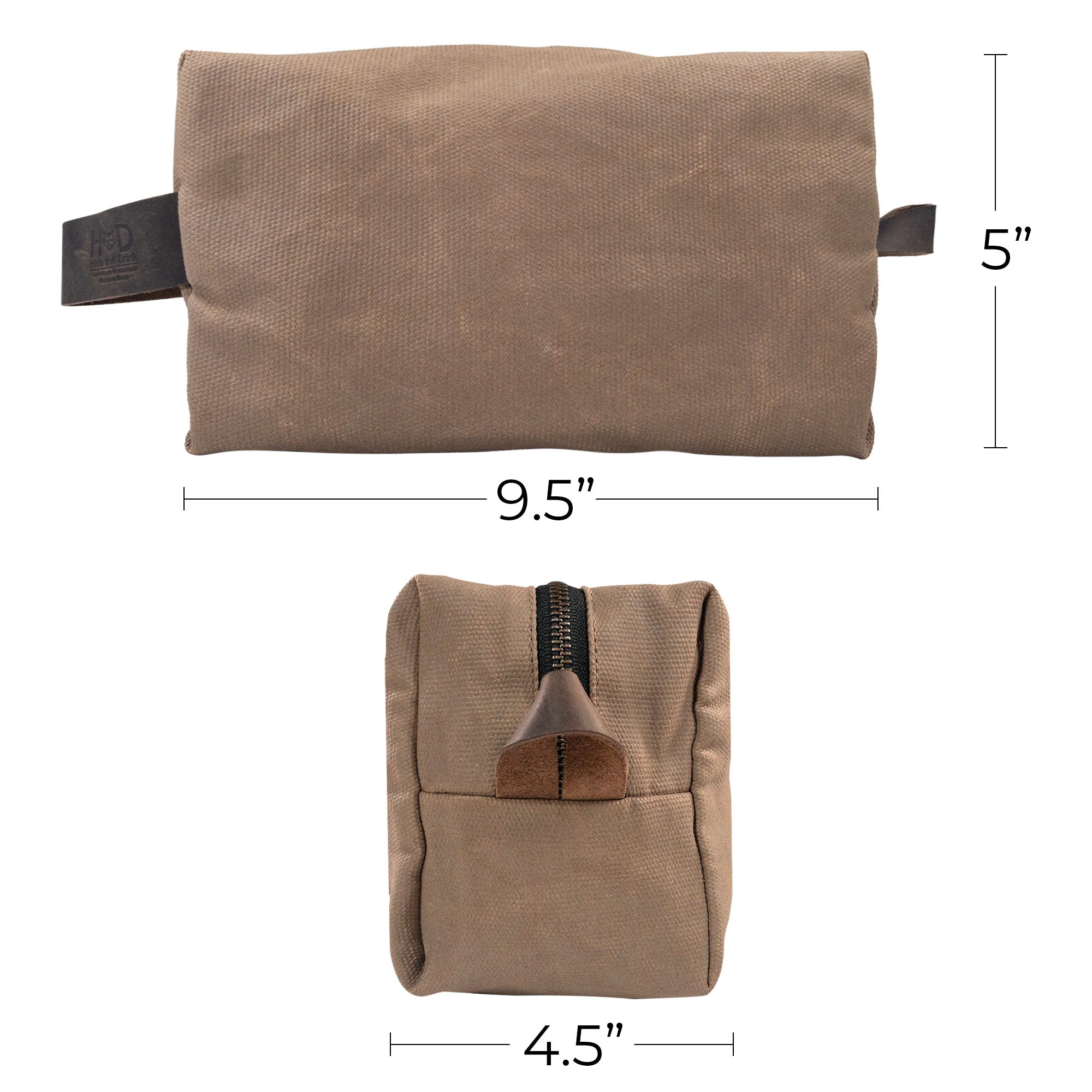 Square Dopp Kit Utility Bag - Stockyard X 'The Leather Store'