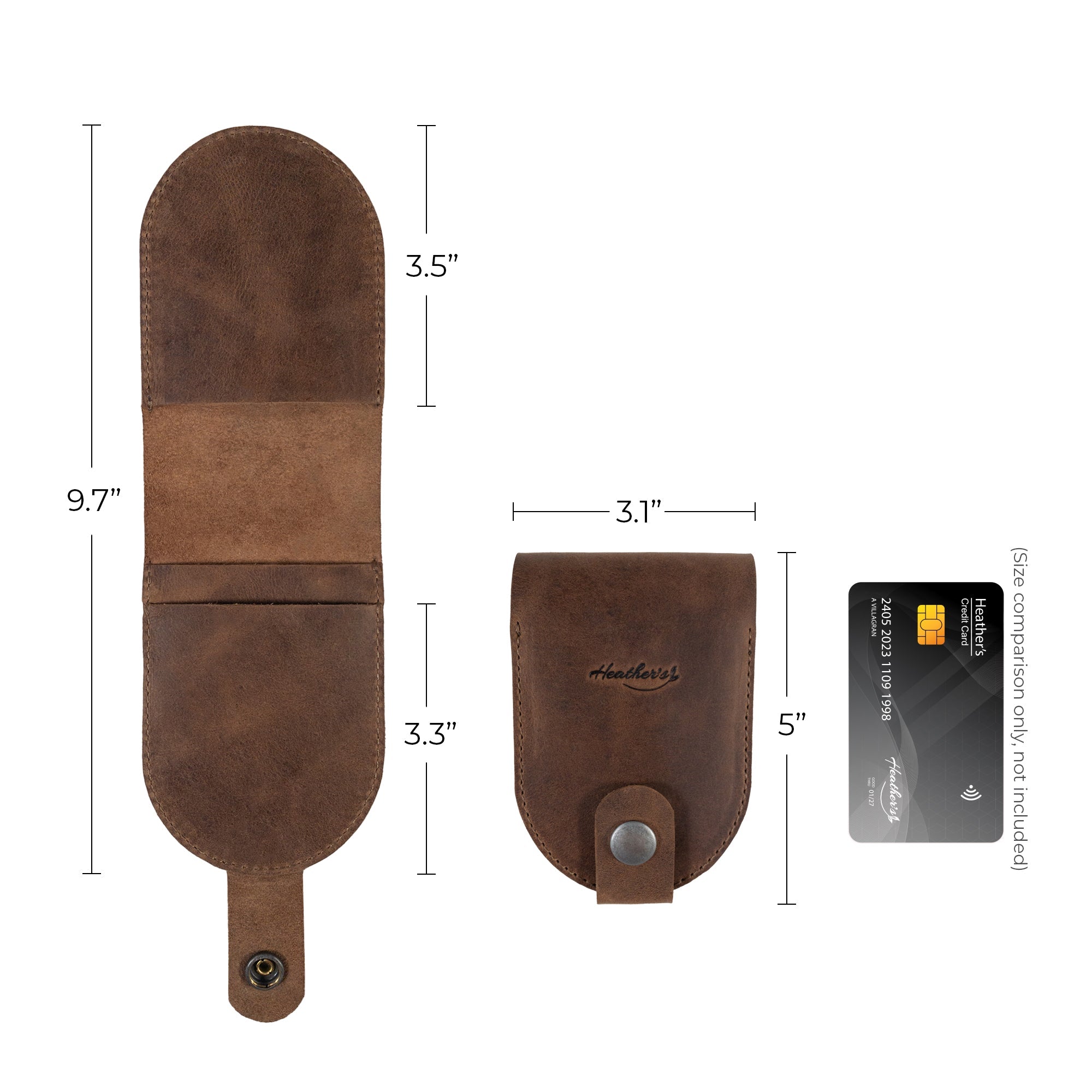 Rounded Wallet - Stockyard X 'The Leather Store'