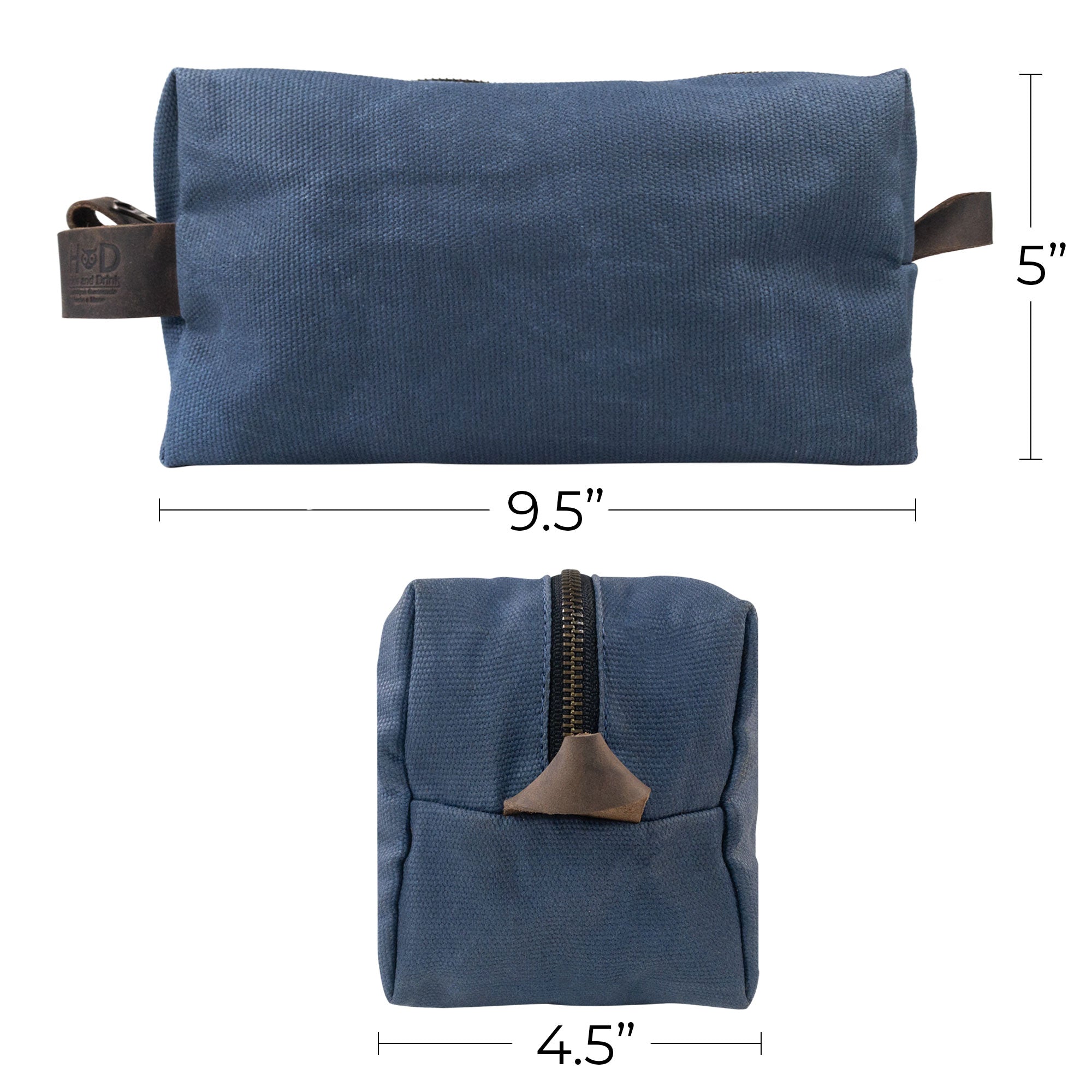 Square Dopp Kit Utility Bag - Stockyard X 'The Leather Store'
