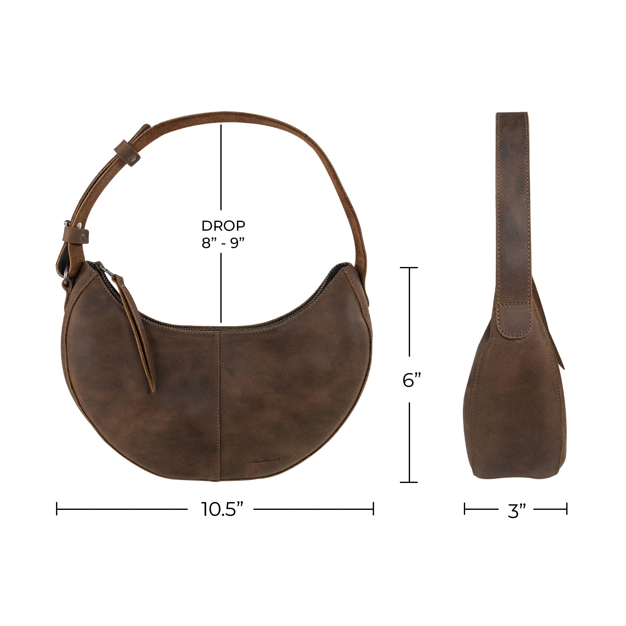 Waning Crescent Purse - Stockyard X 'The Leather Store'