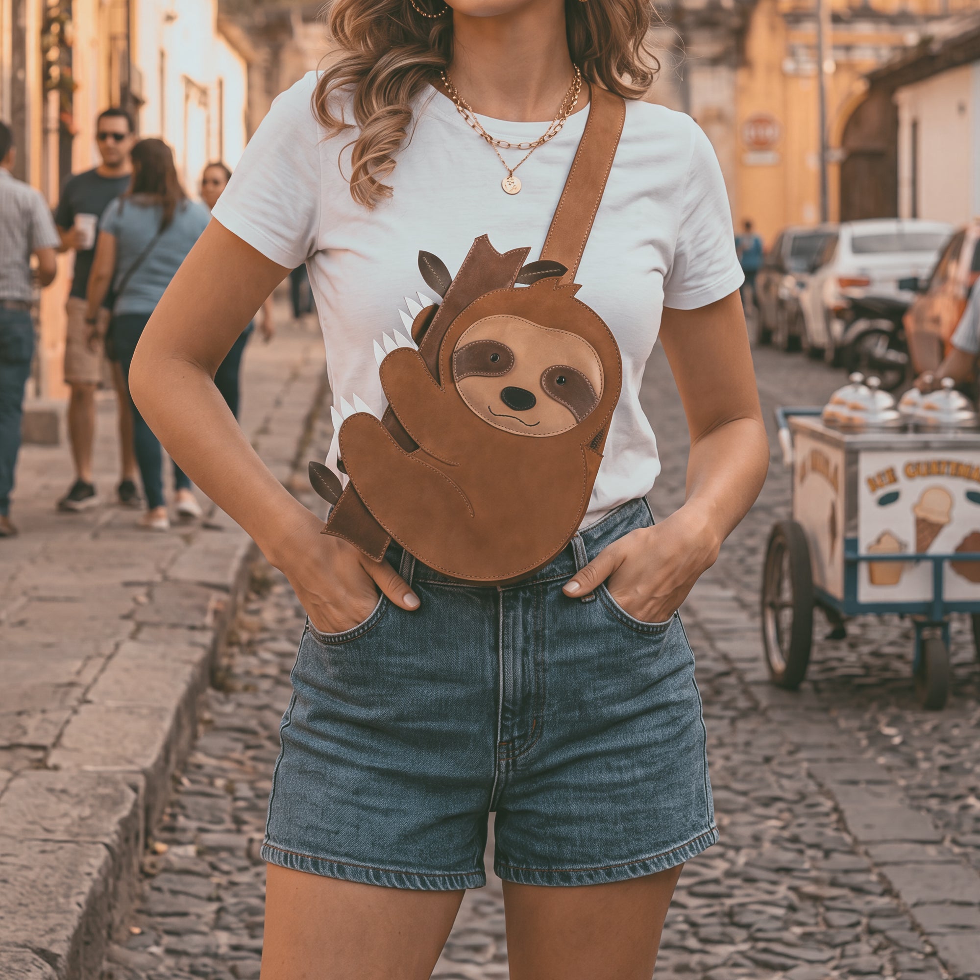 Sloth Crossbody Bag
