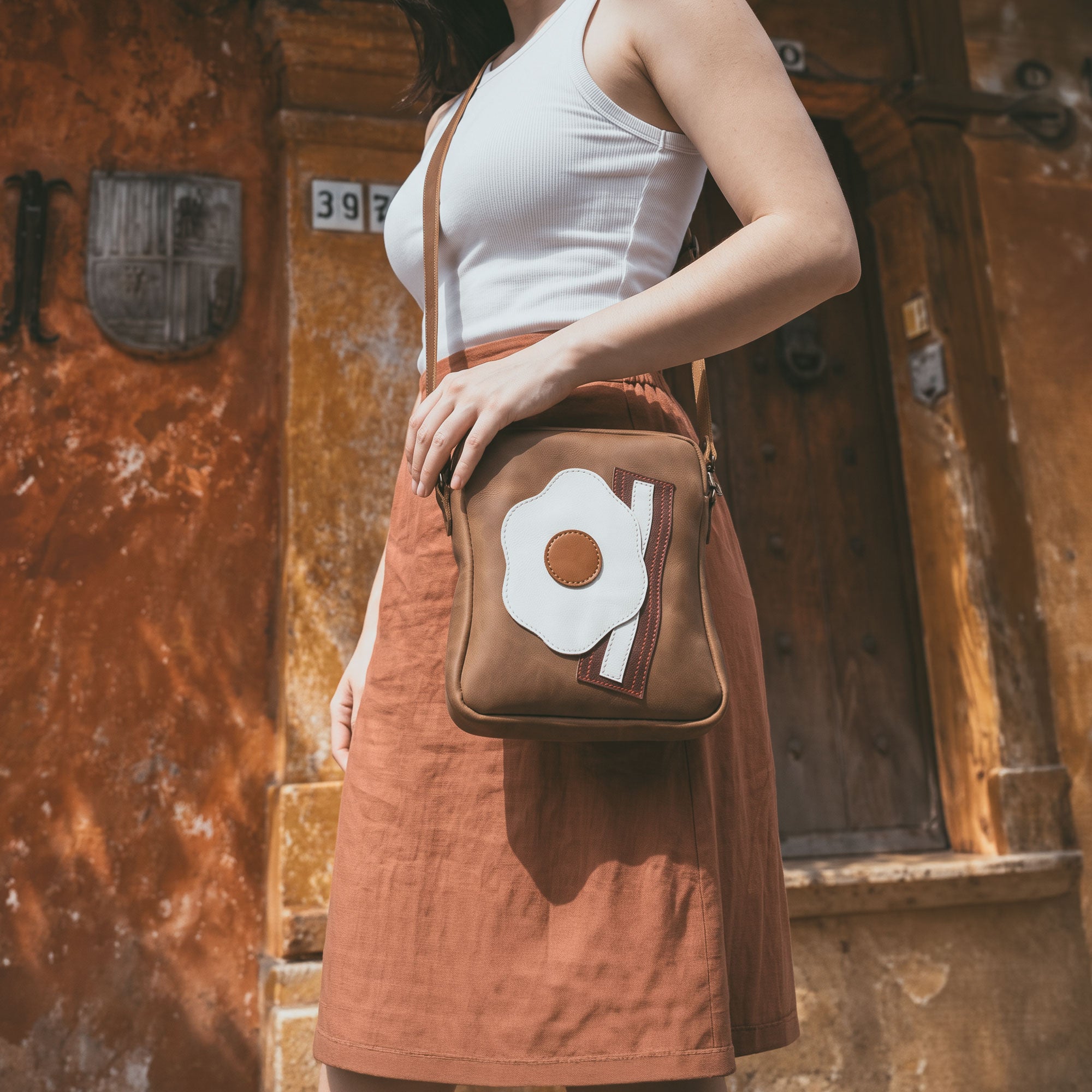 Egg and Bacon Sandwich Shoulder Bag