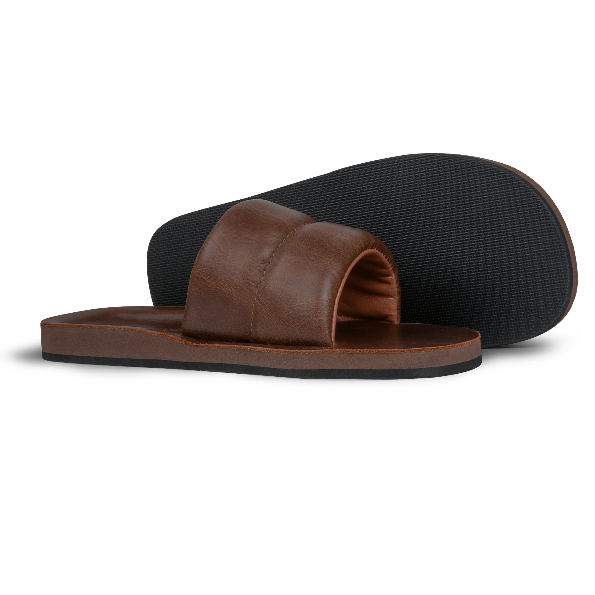 The Bayside Leather Slide