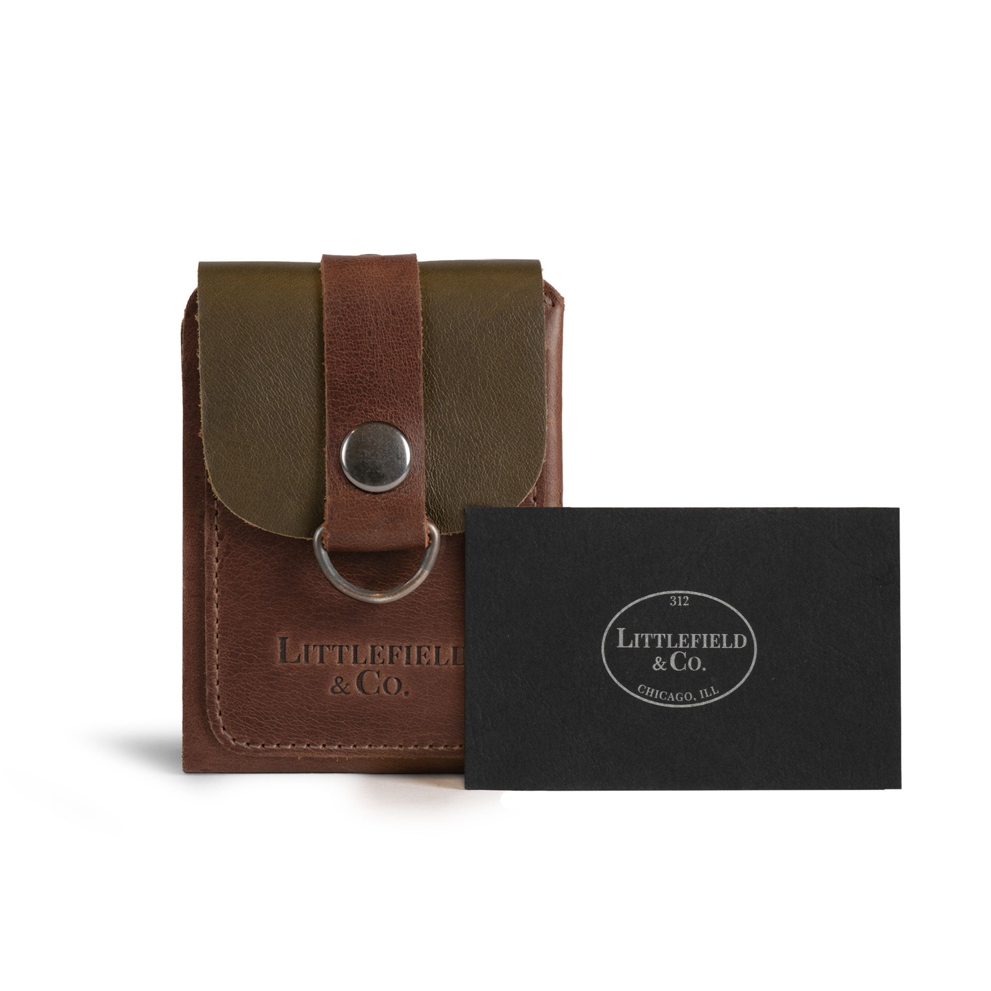 This image features the Vintage Adventure Wallet from Littlefield Chicago, highlighting its elegant leather finish. As a classic men's wallet, it serves as both an ID card holder and a compact men's bill organizer, ideal for travel. Each wallet is handmade in La Antigua Guatemala & Oaxaca Mexico, reflecting small batch production and artisan quality.