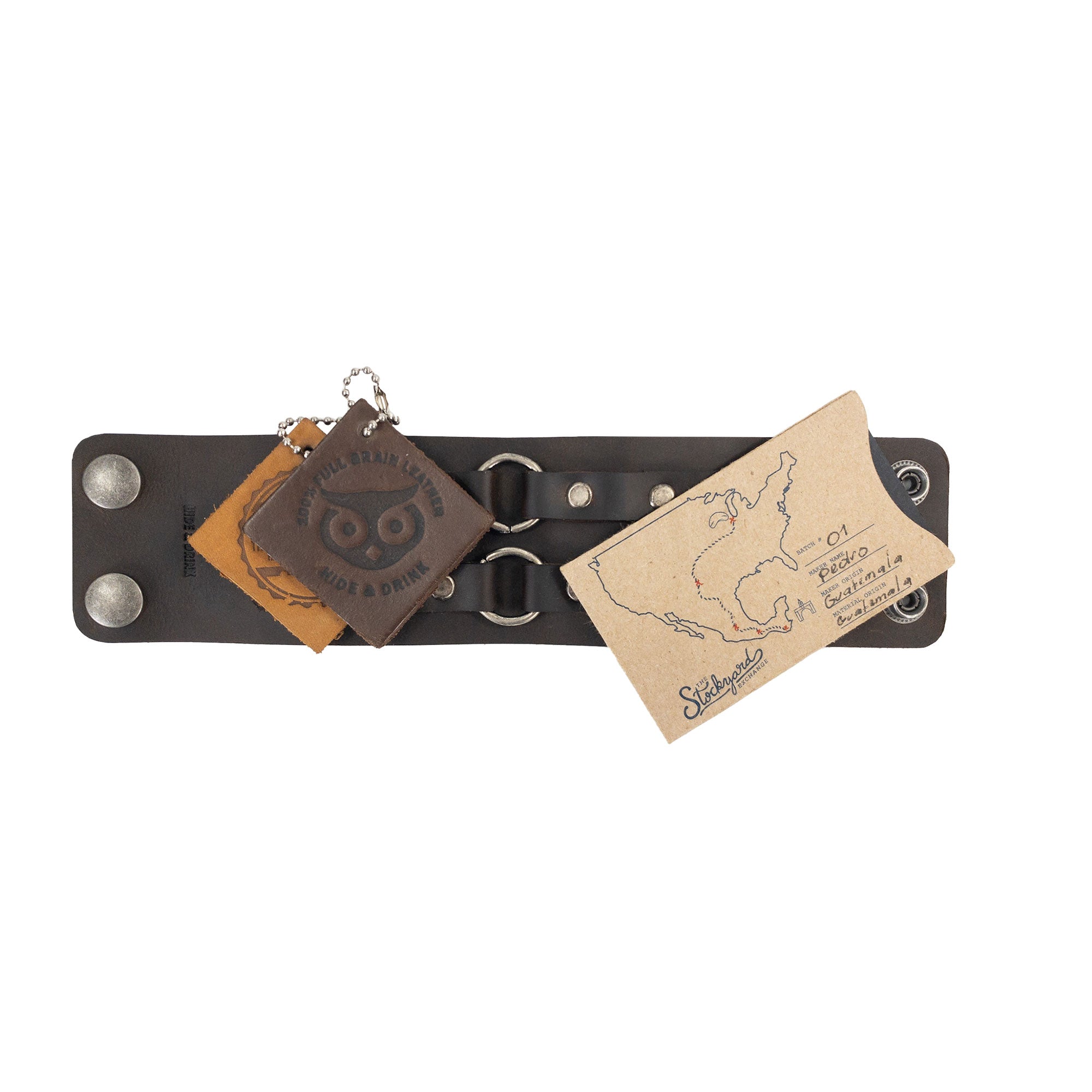Rustic 2 Ring Cuff - Stockyard X 'The Leather Store'