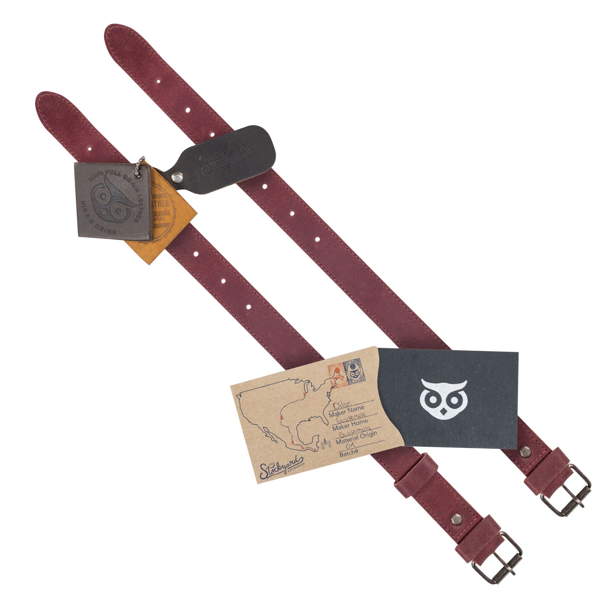 Bicycle Ankle Bands by Hide & Drink, presenting Rustic Bicycle Ankle Bands adorned with reliable Brass Metal Buckles. These Adjustable Straps for Legs, crafted from top-quality Full Grain Leather, are perfect as Vintage Gifts for Cyclists, made with care in La Antigua Guatemala.