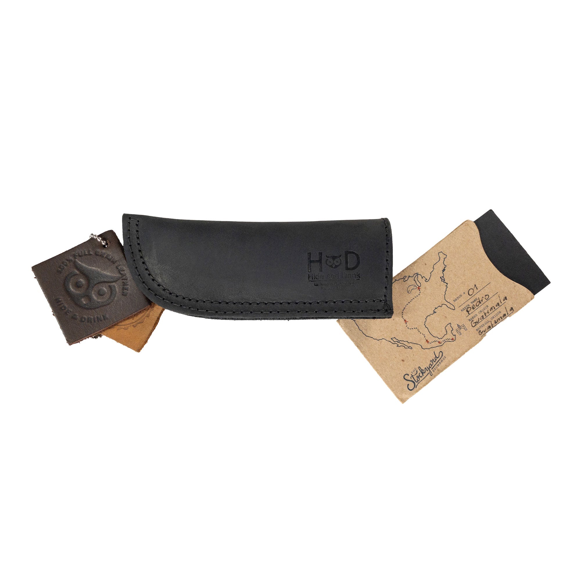 Hot Pan Handle Cover by Hide & Drink, a perfect companion for frying pans, emphasizing strong grip and heat resistance, artisan-made in La Antigua Guatemala & Oaxaca Mexico.