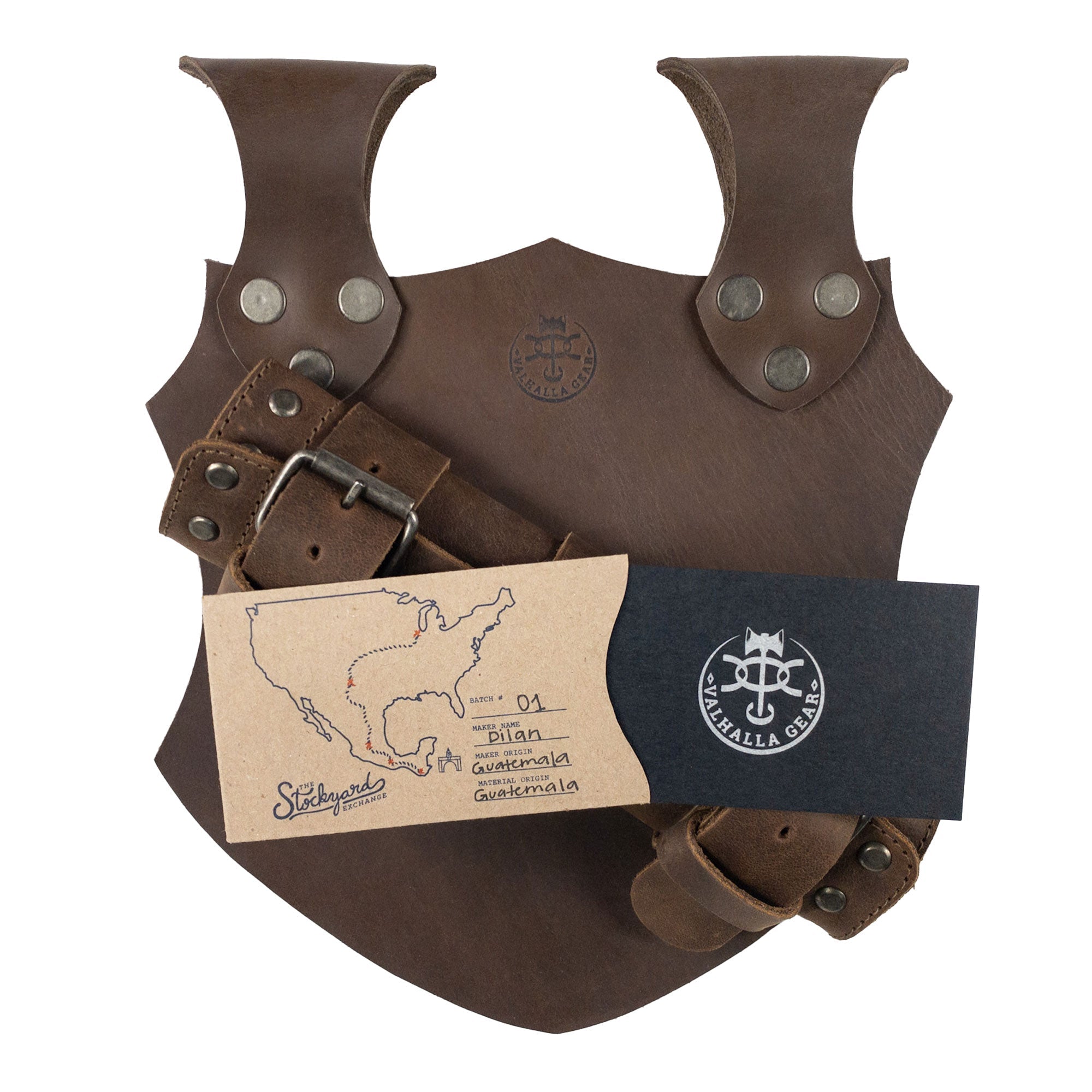 Medieval Sword Frog with Double Belt Loop - Stockyard X 'The Leather Store'