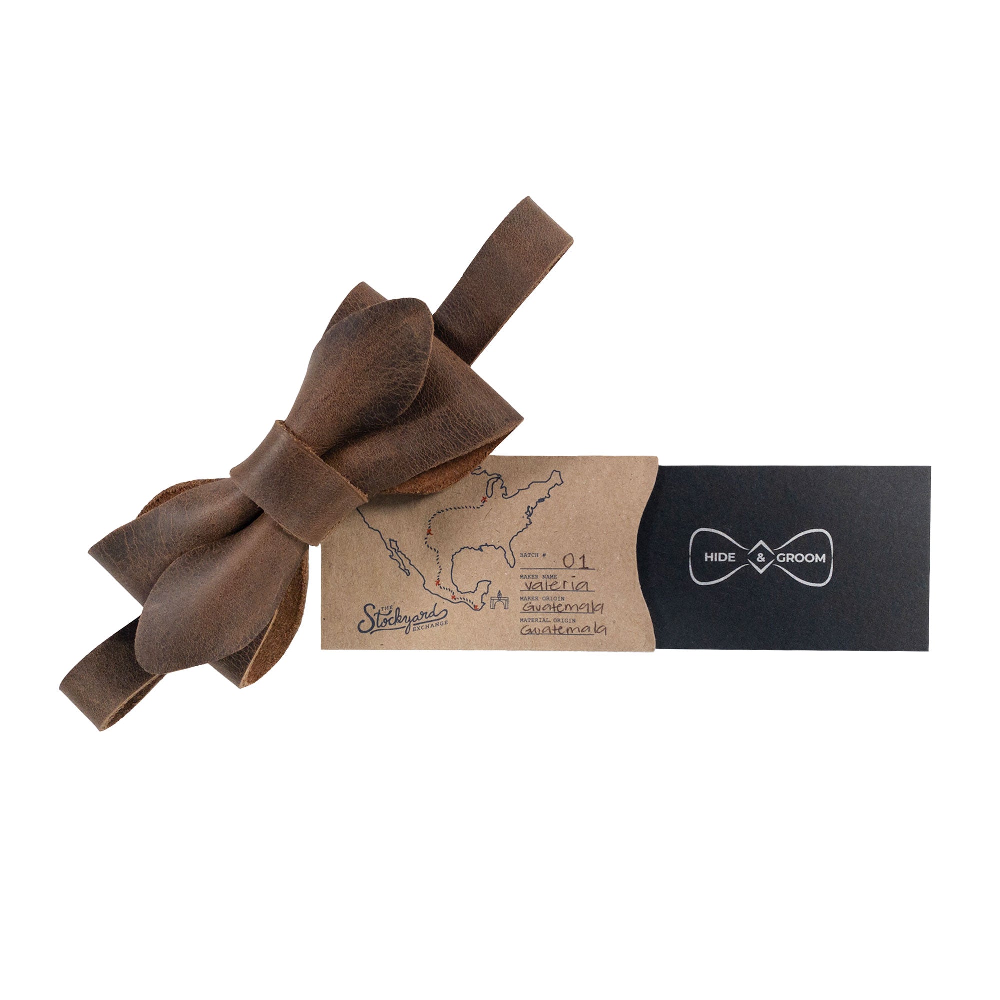 Adjustable Bow Tie for Groomsmen - Stockyard X 'The Leather Store'
