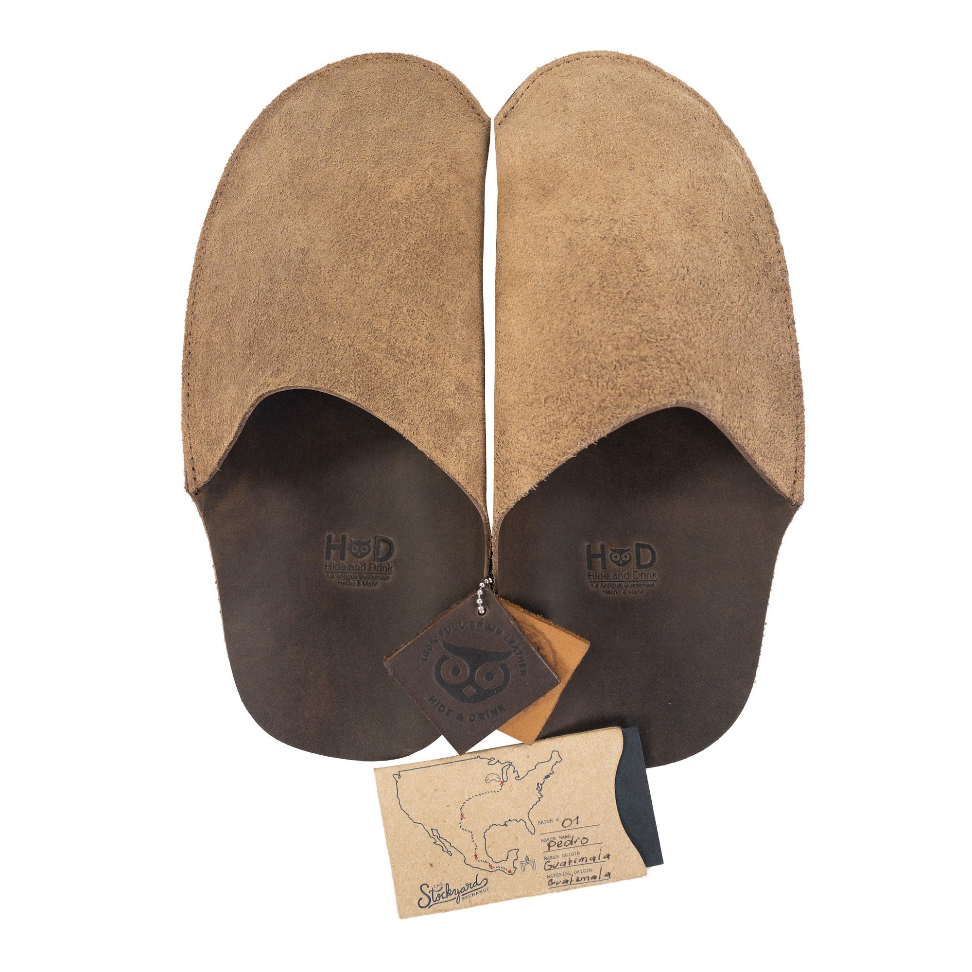 House Slippers for Men - Stockyard X 'The Leather Store'