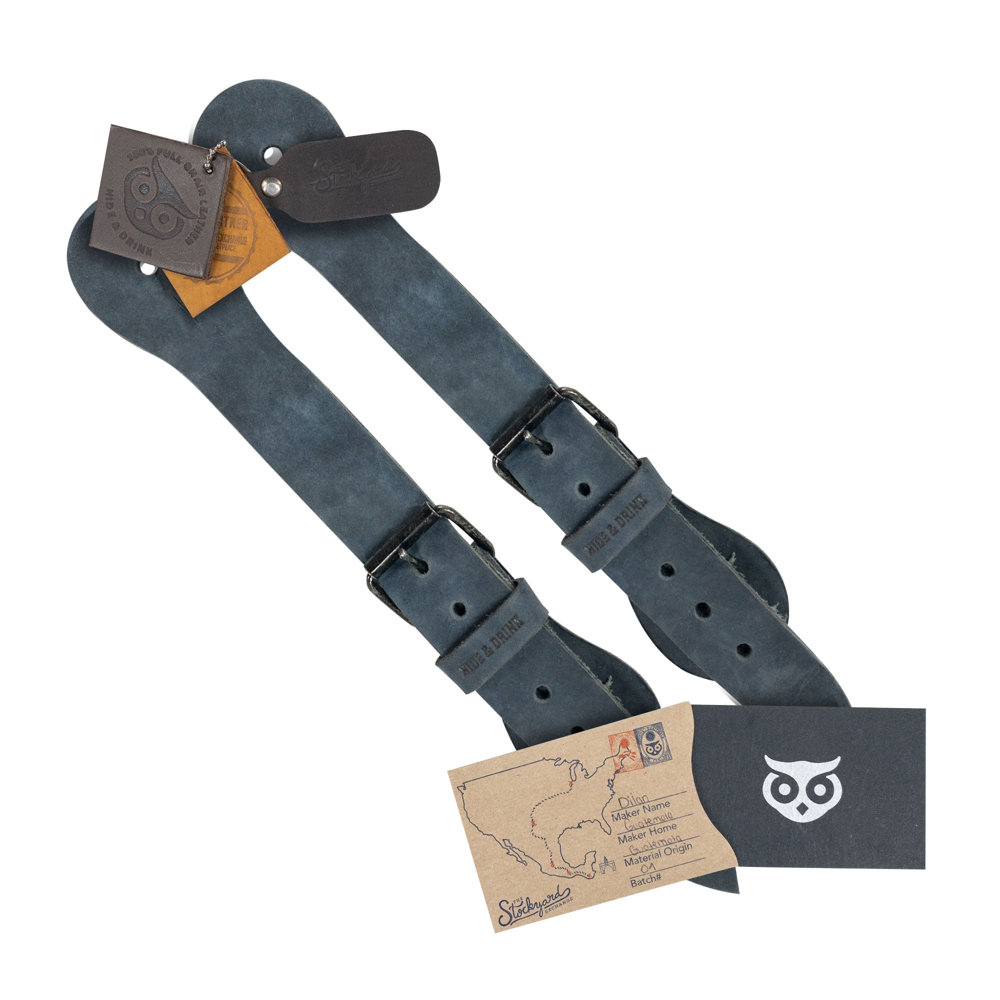 Hide & Drink's Ply Spur Straps (2 Pieces) - This stylish set of 2 Single Spur Straps is perfect for Cowboy footwear for Men and Women. Made from Full Grain Leather, these artisan straps are suitable for Rodeo and Equestrian use.