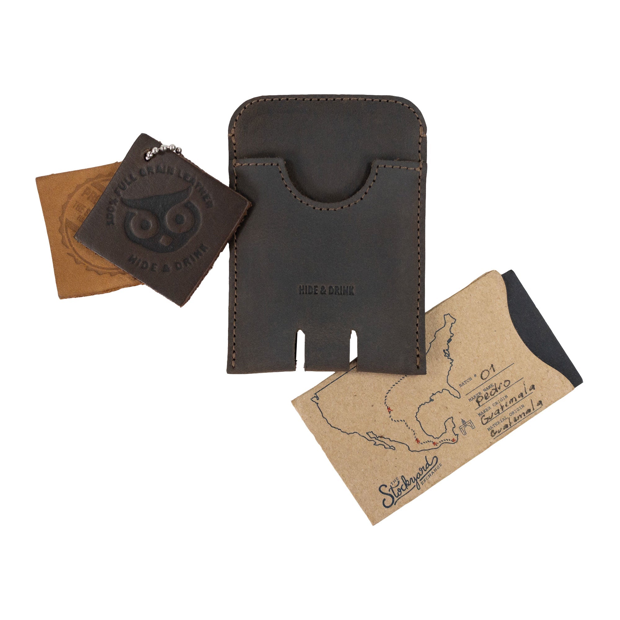 Push Card Holder - Stockyard X 'The Leather Store'