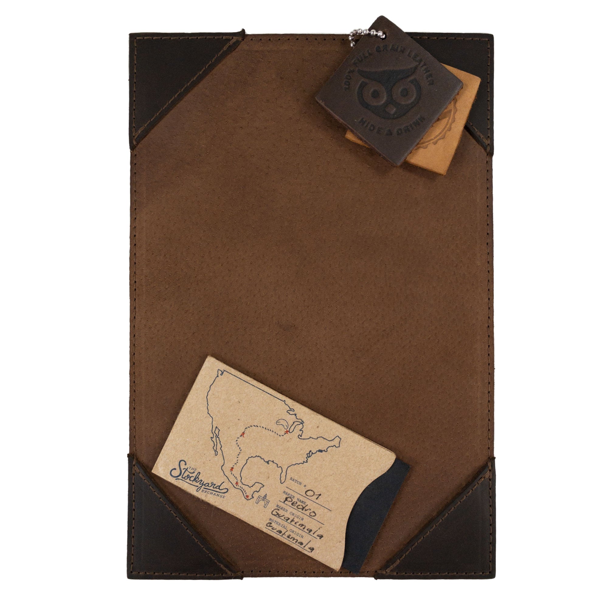 Menu Cover - Stockyard X 'The Leather Store'