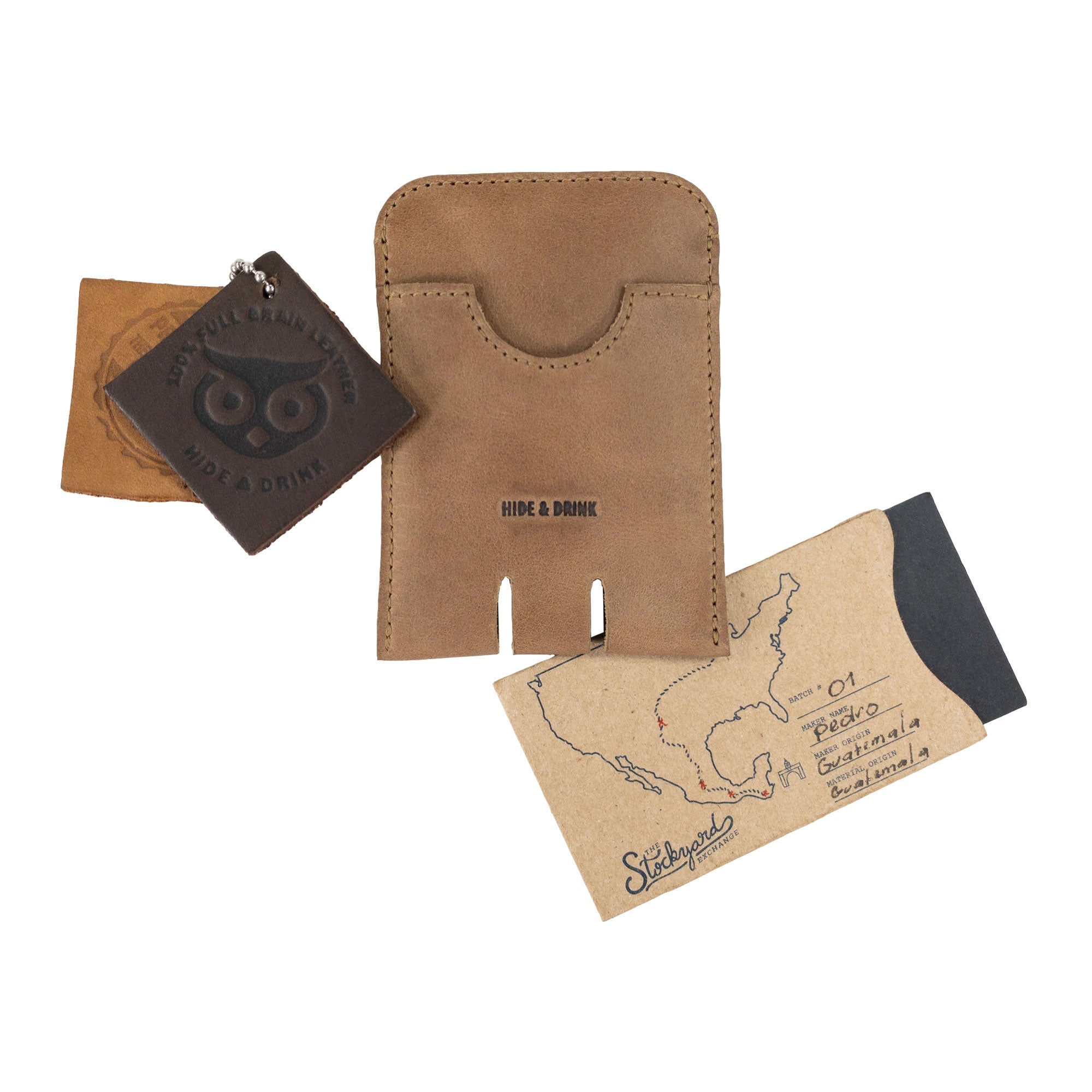 Push Card Holder - Stockyard X 'The Leather Store'