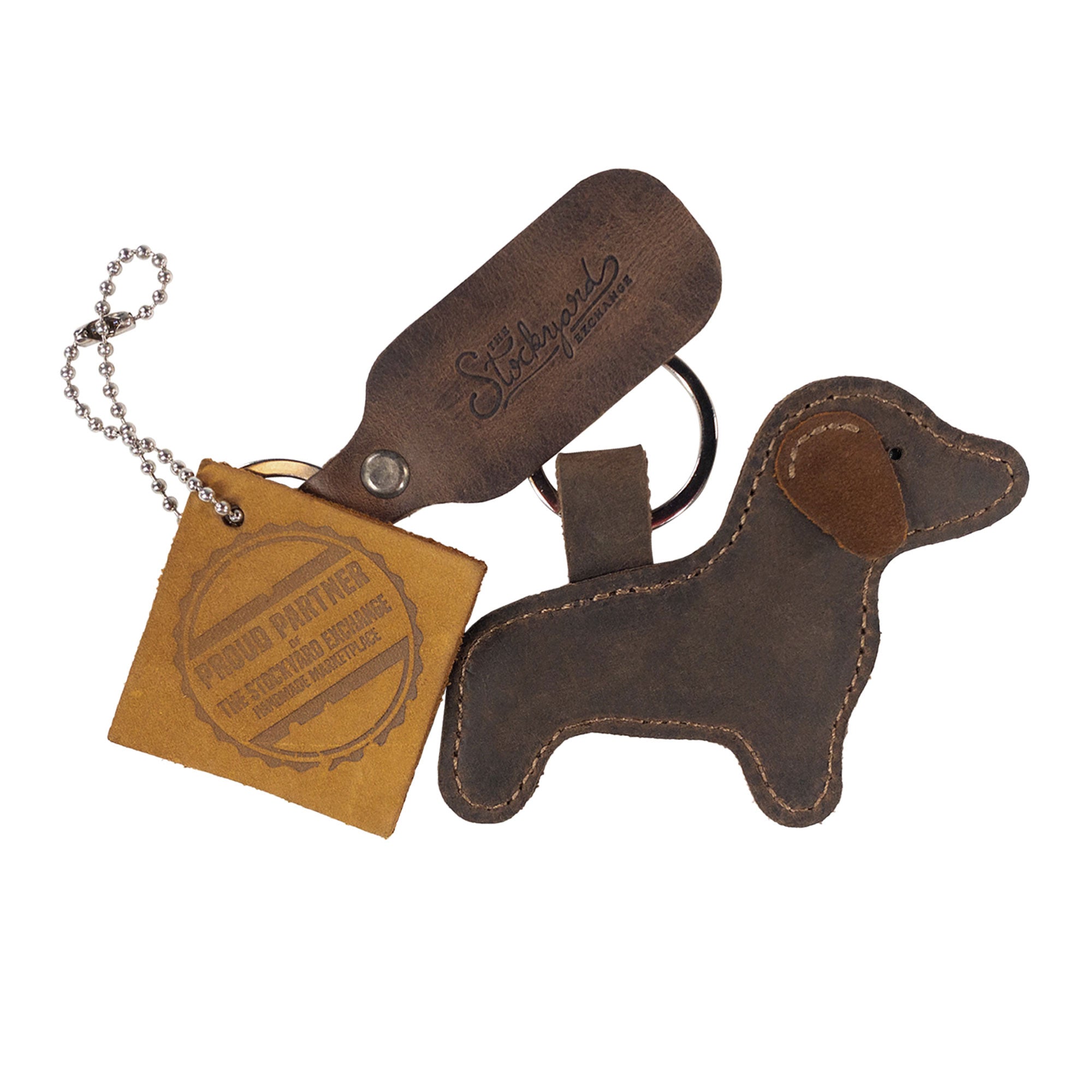Dachshund Critter Keychain - Stockyard X 'The Leather Store'