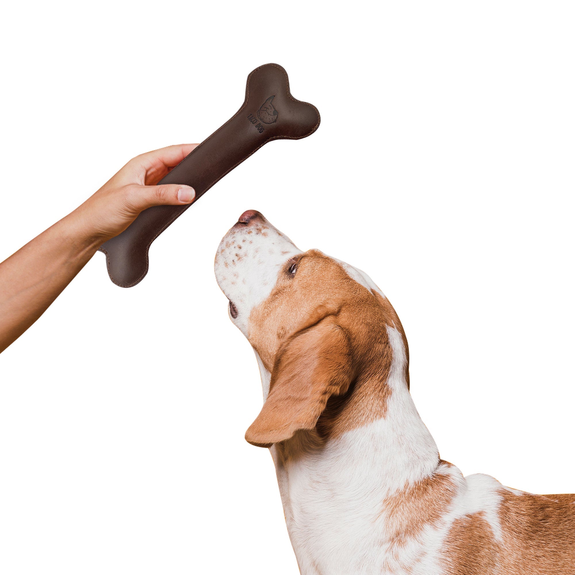 Thick Leather Toy Bone - Stockyard X 'The Leather Store'