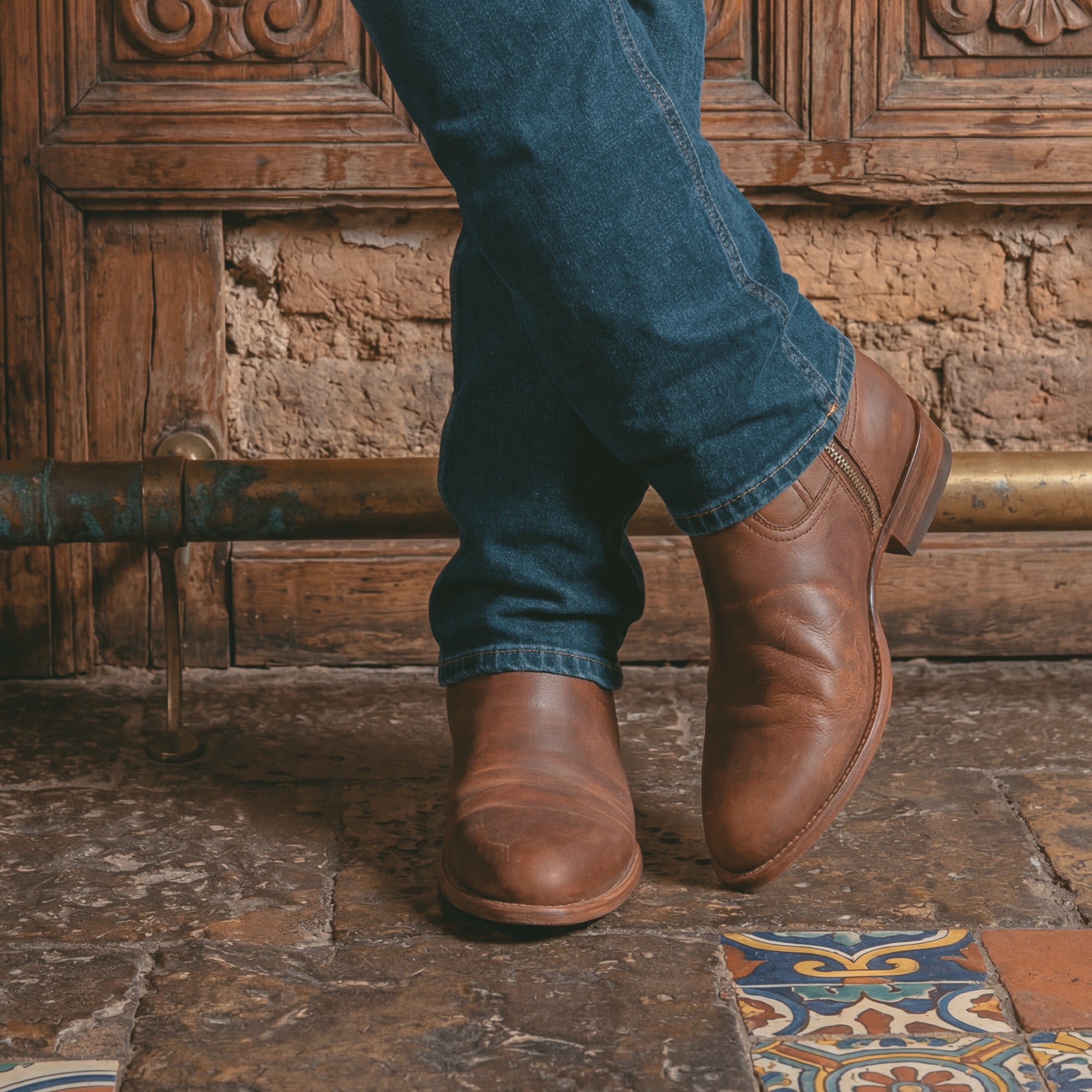 The Bravo Western Zip Boot