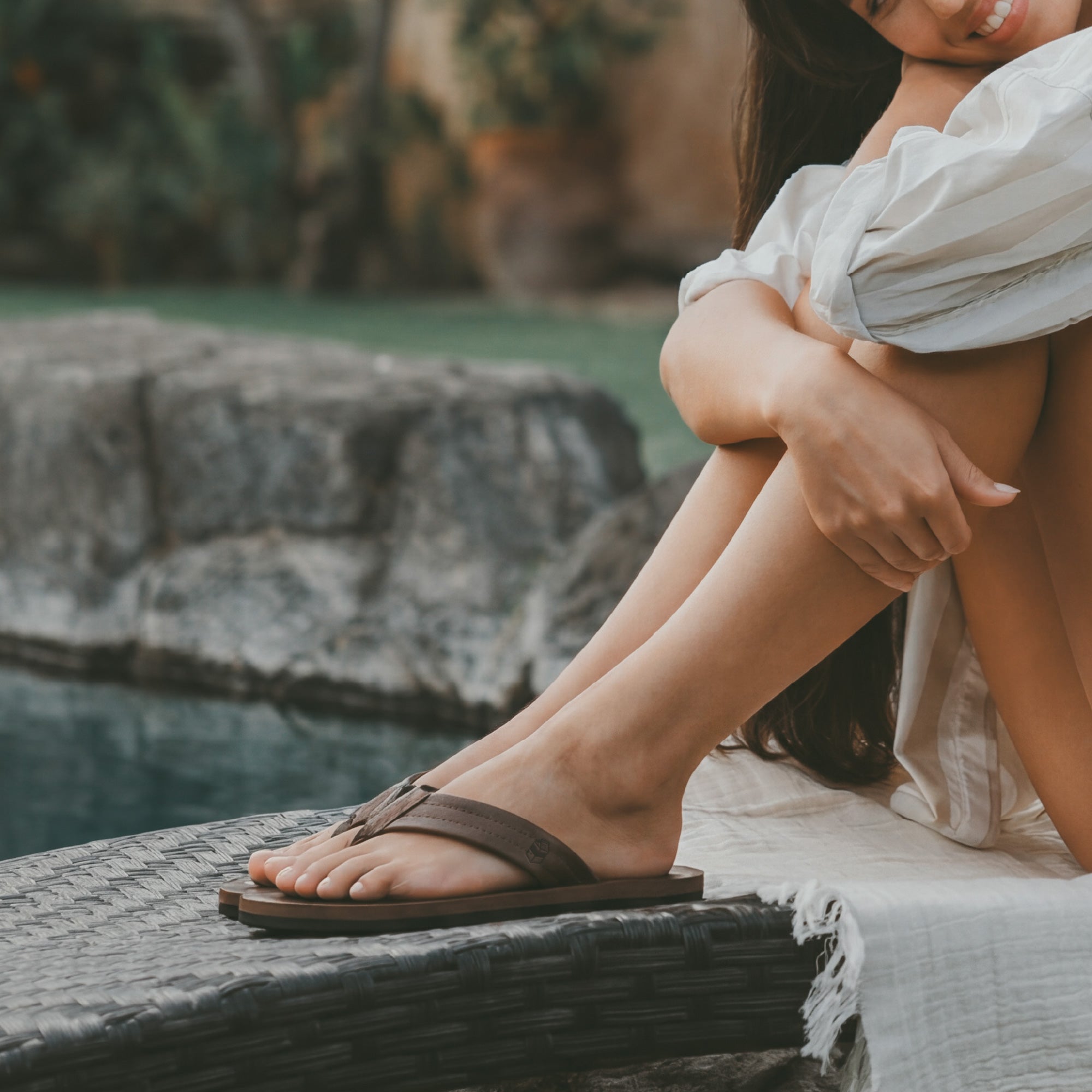 The North Shore Leather Flip Flop (Women's)
