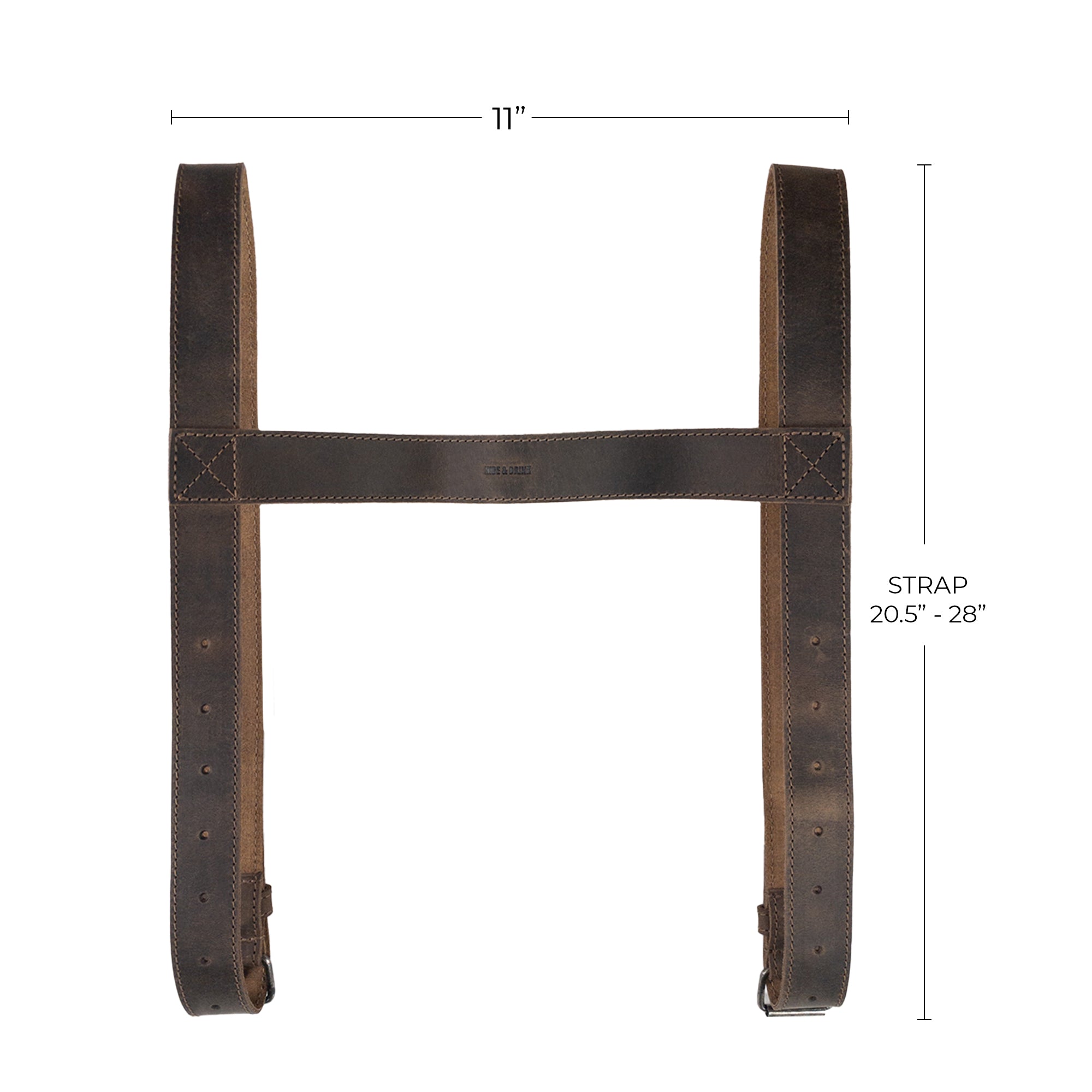 Hide & Drink's sophisticated Blanket Carrier, highlighting its adjustable straps and crafted from Full Grain Leather, makes a great travel accessory reflecting artisan quality from La Antigua Guatemala & Oaxaca Mexico.