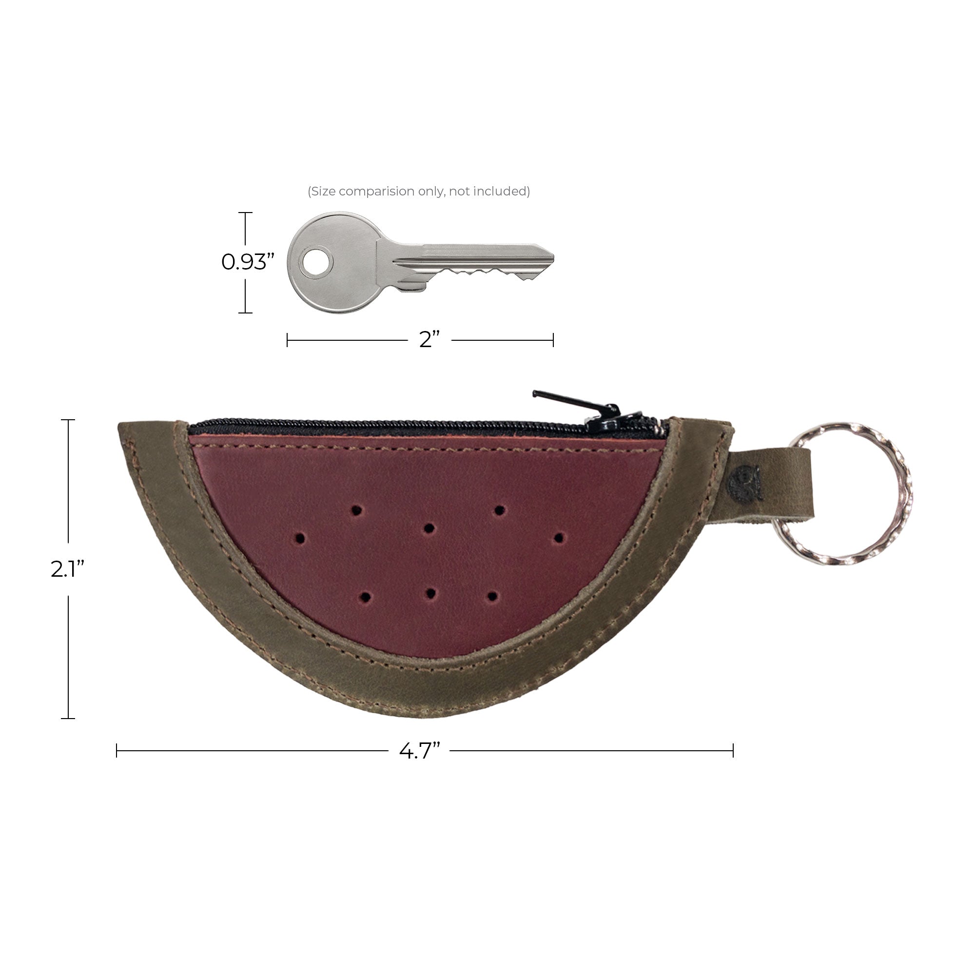Watermelon Coin Pouch - Stockyard X 'The Leather Store'