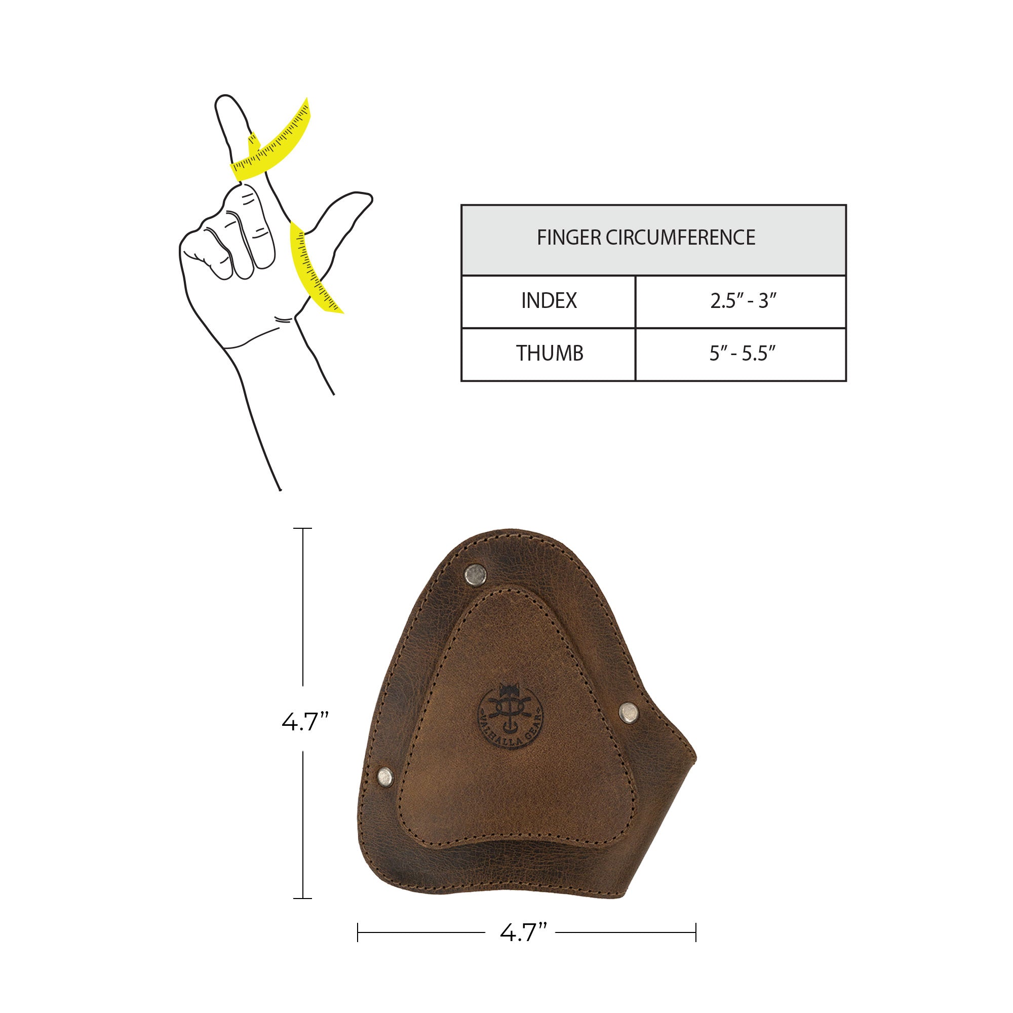 Archery Shooting Hand Guard - Stockyard X 'The Leather Store'