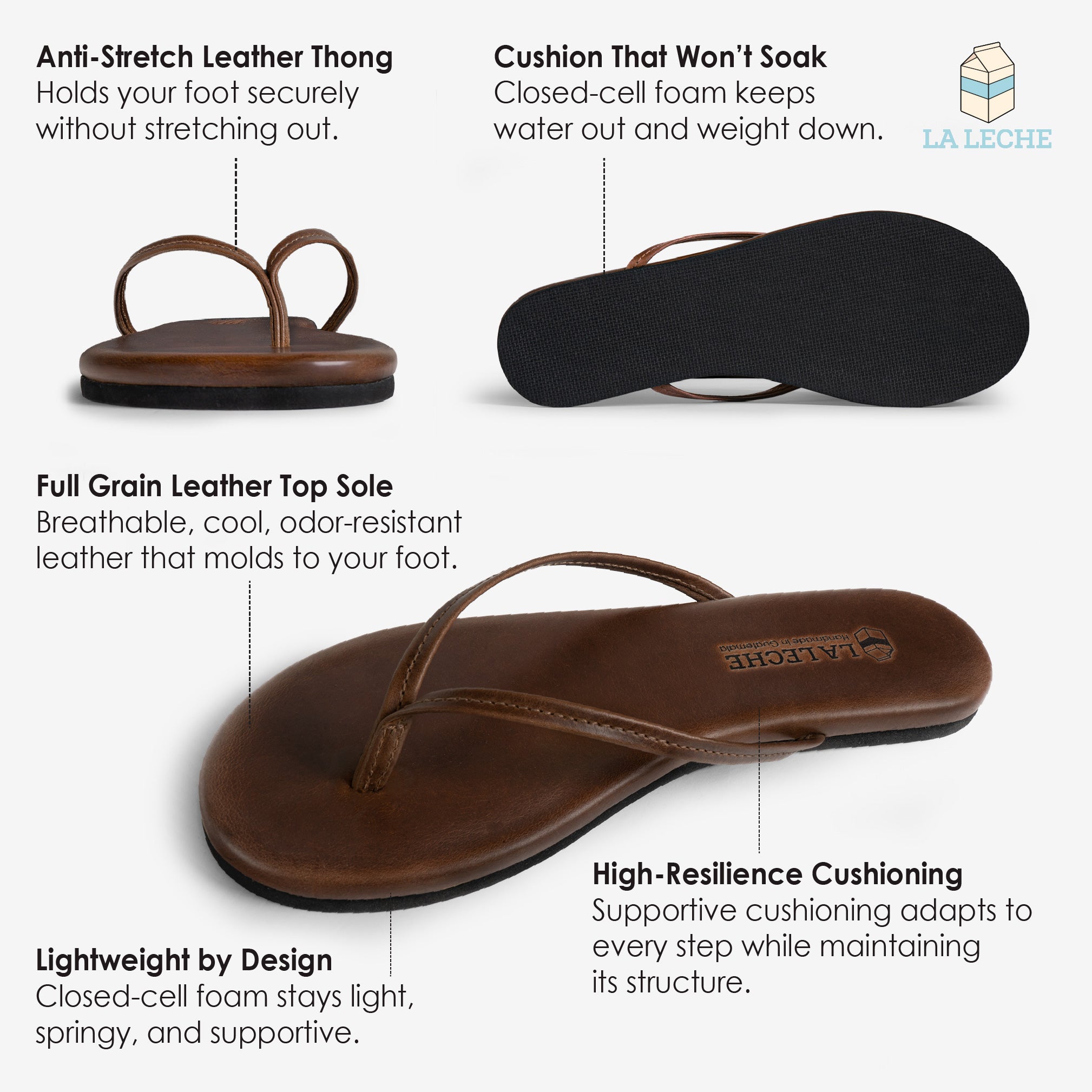 The Solana Leather Flip Flop (Women's)