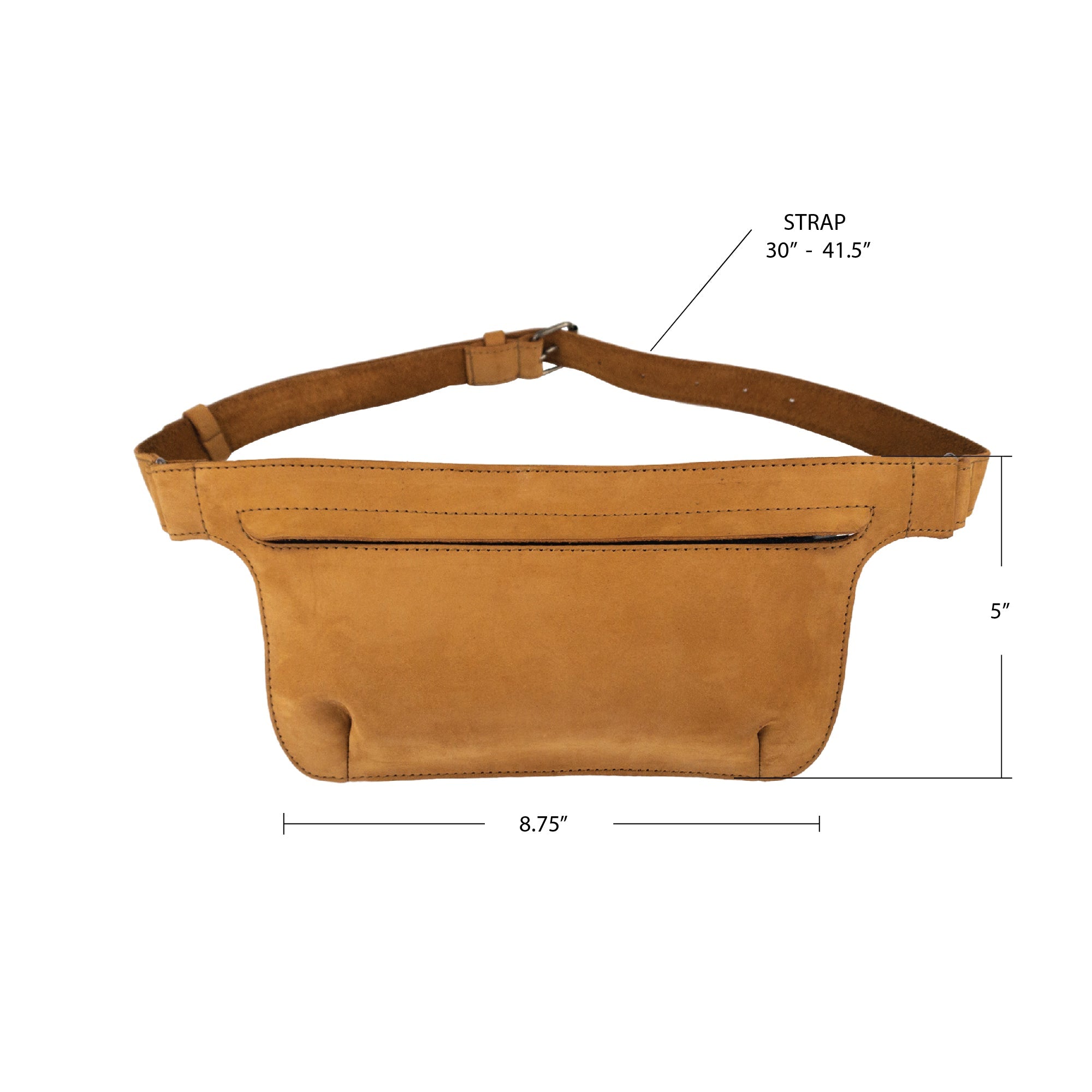 Slim Fanny Pack by Hide & Drink presented with attention to detail in its leather texture, designed for optimal use. Handcrafted from quality full grain leather, this artisan piece is perfect for everyday functionality.