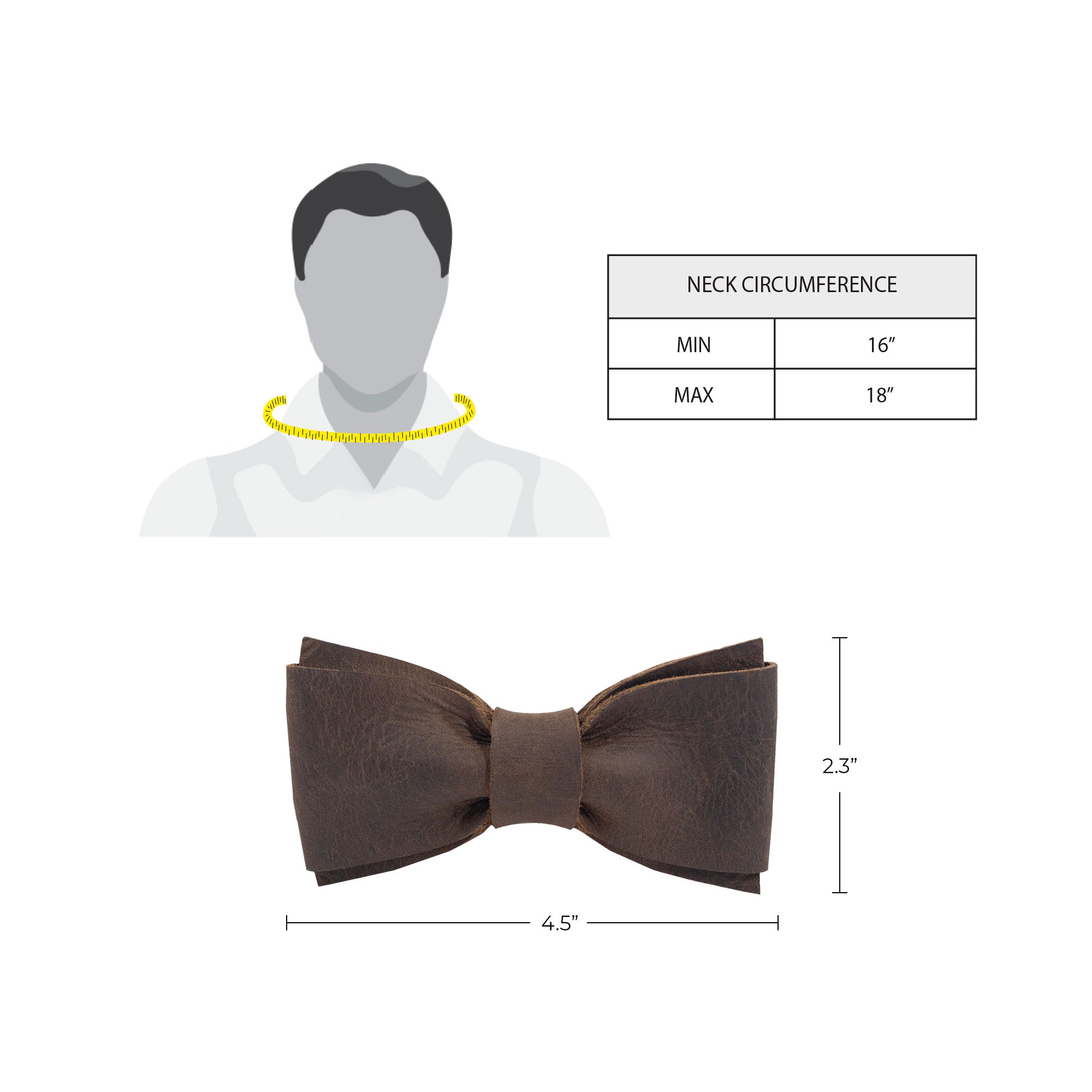 Riveted Bow Tie for Groomsmen - Stockyard X 'The Leather Store'