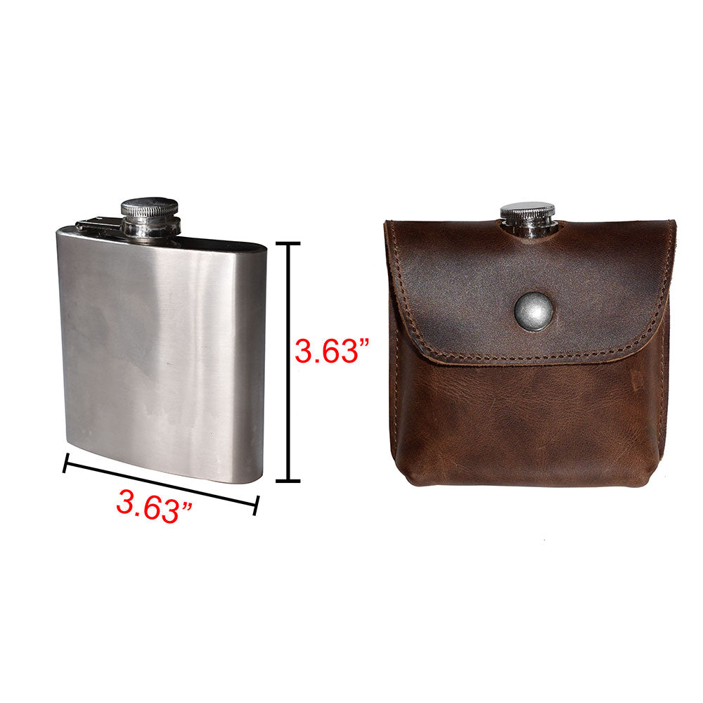 Liquor Flask Holder - Stockyard X 'The Leather Store'