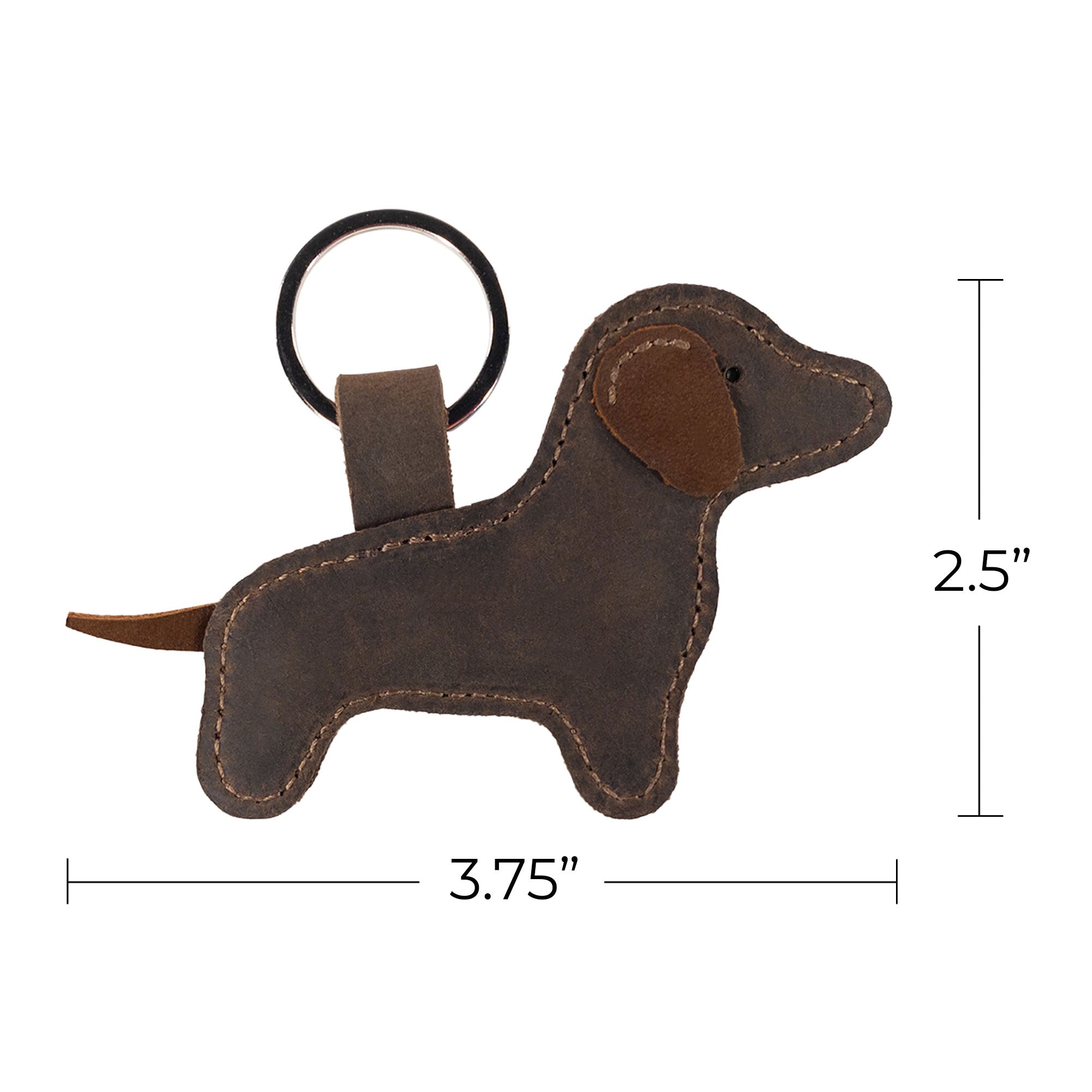 Dachshund Critter Keychain - Stockyard X 'The Leather Store'