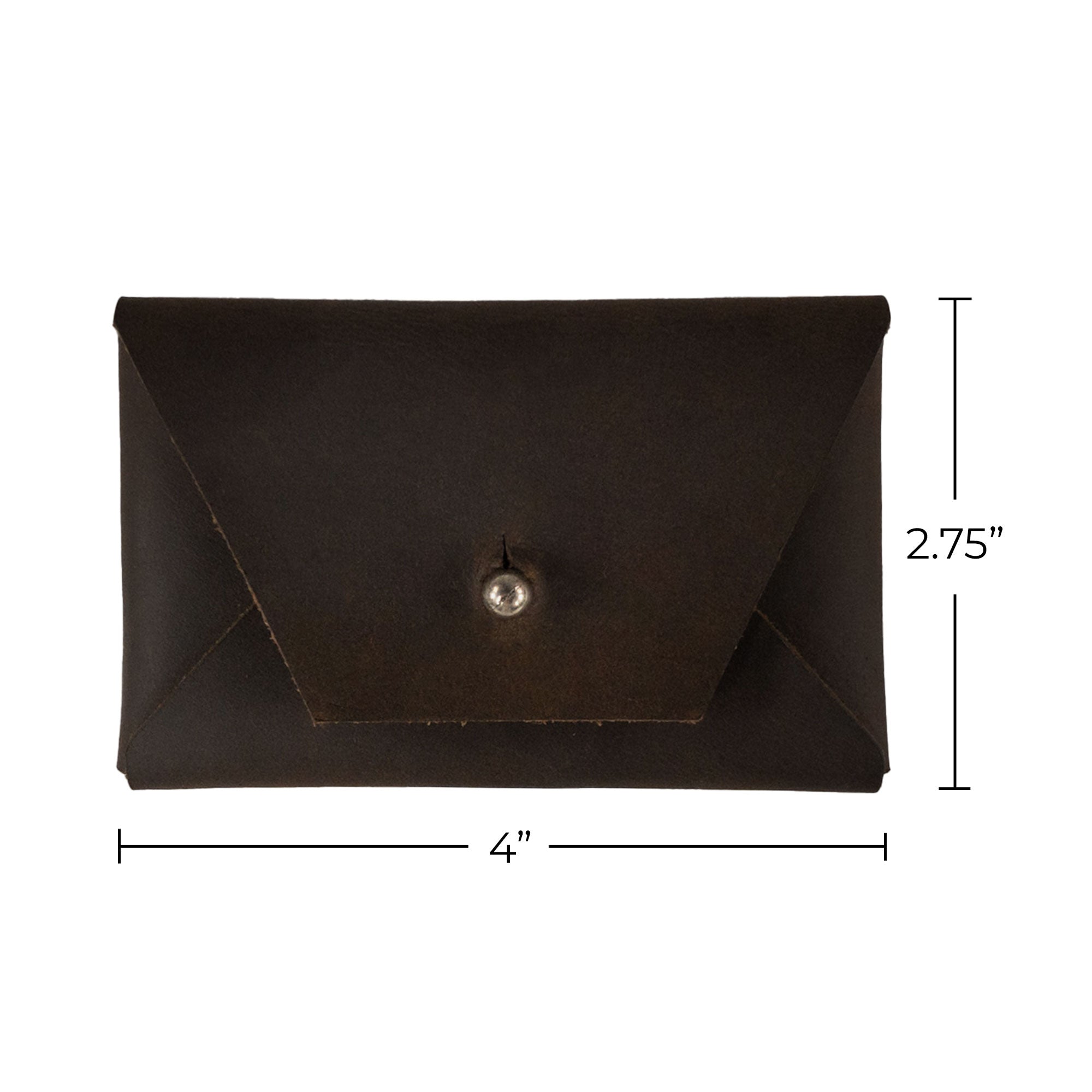 Small Riveted Envelope for Cards - Stockyard X 'The Leather Store'