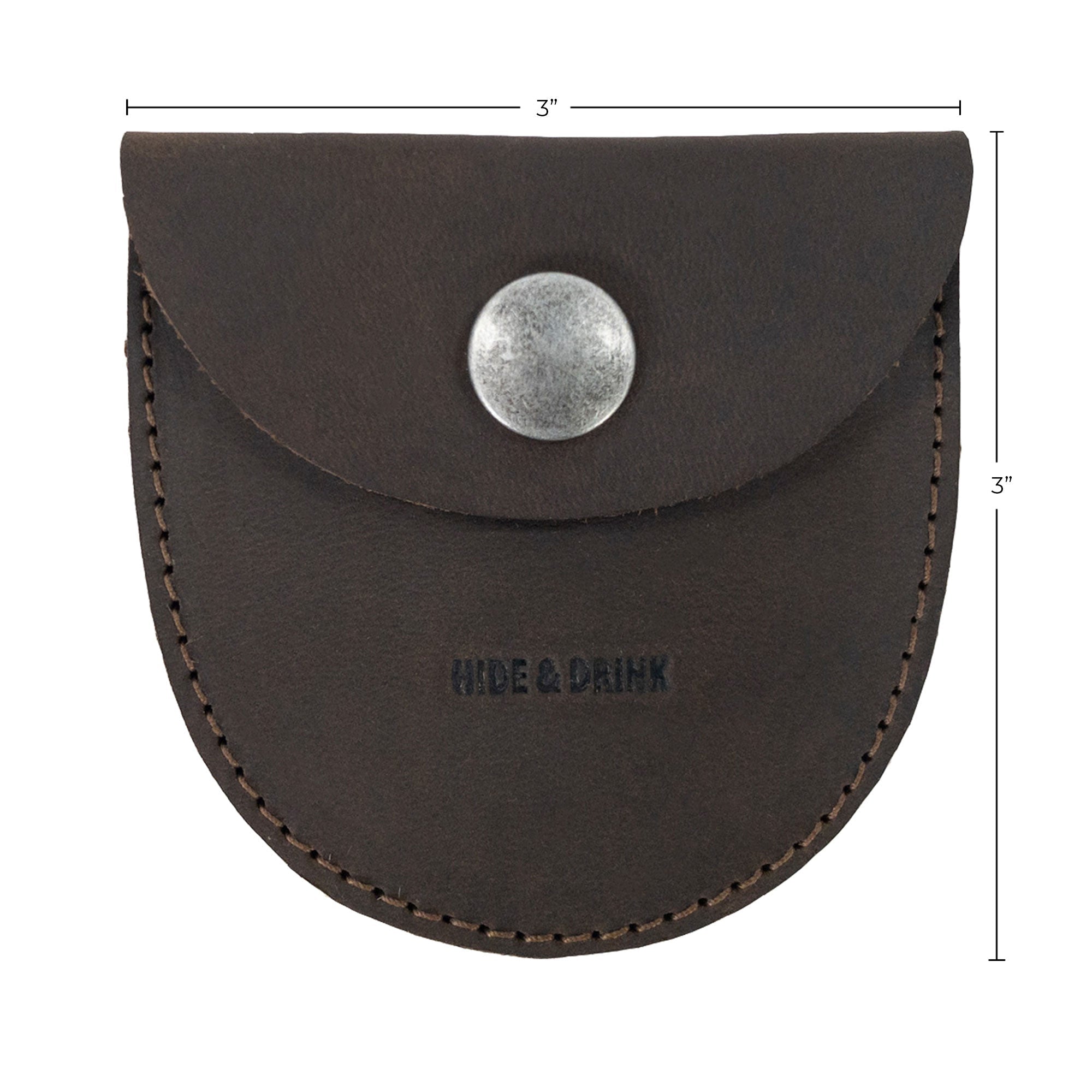 Minimalist Tiny Jewelry Pouch - Stockyard X 'The Leather Store'