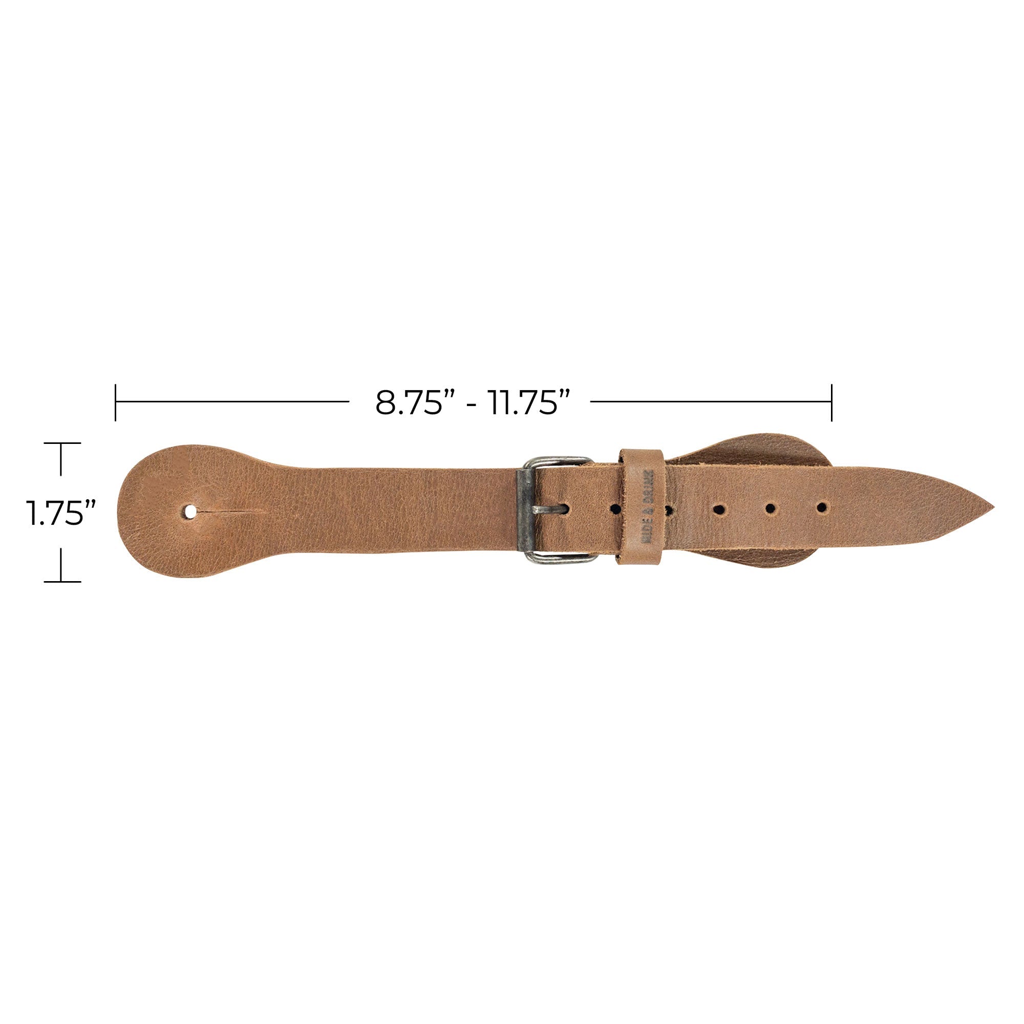 Hide & Drink's Ply Spur Straps (2 Pieces) - This stylish set of 2 Single Spur Straps offers a perfect fit for Cowboy, Men and Women's boots. Made from Full Grain Leather, these artisan-crafted straps are suitable for Rodeo enthusiasts and Equestrian needs.
