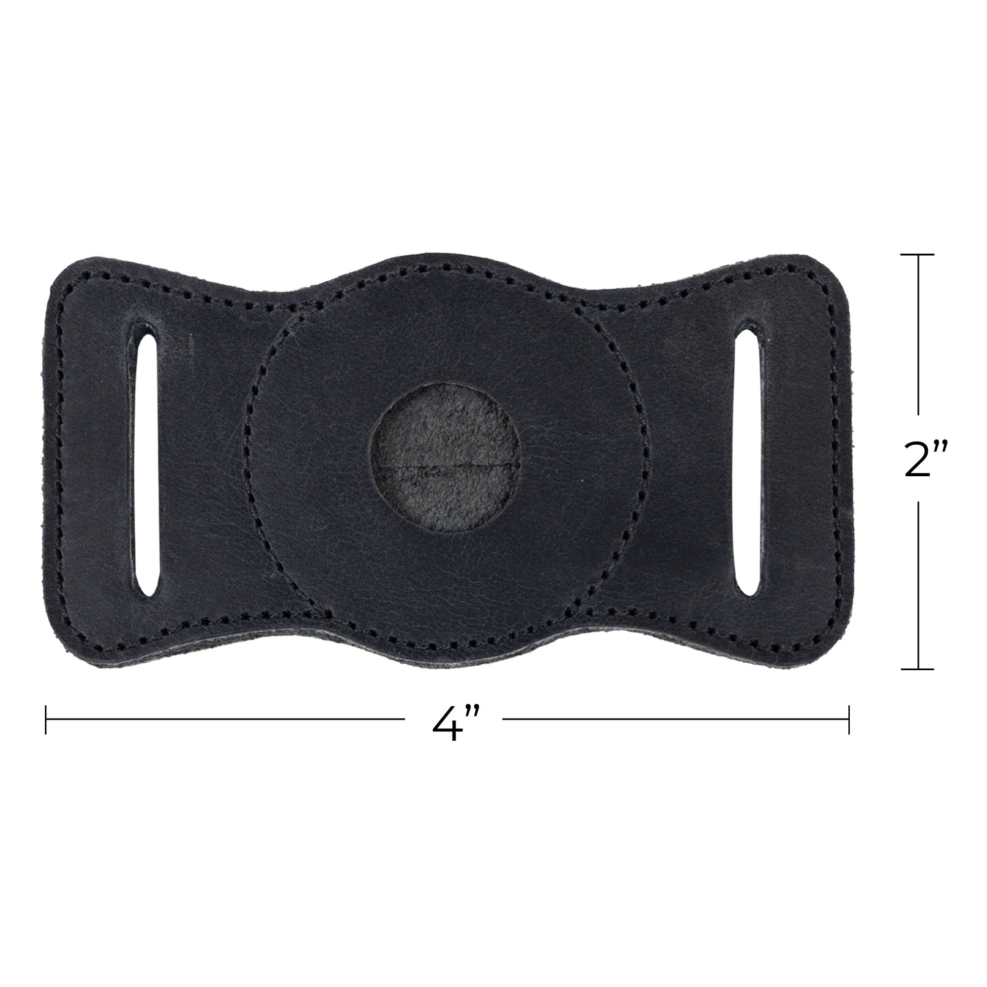 Set of 2 AirTag Holders for Dog Collars - Stockyard X 'The Leather Store'