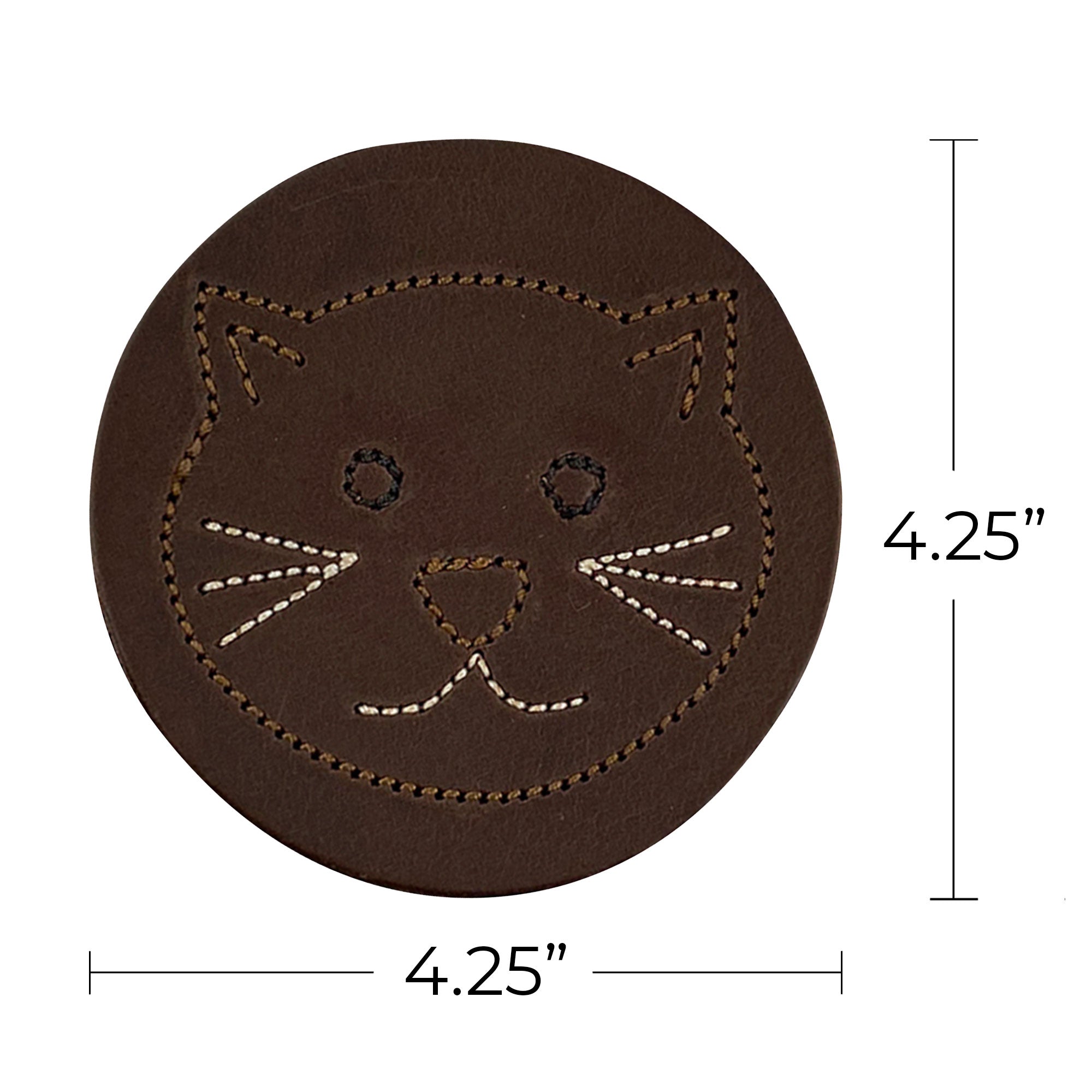 Circular Cat Coasters - Stockyard X 'The Leather Store'