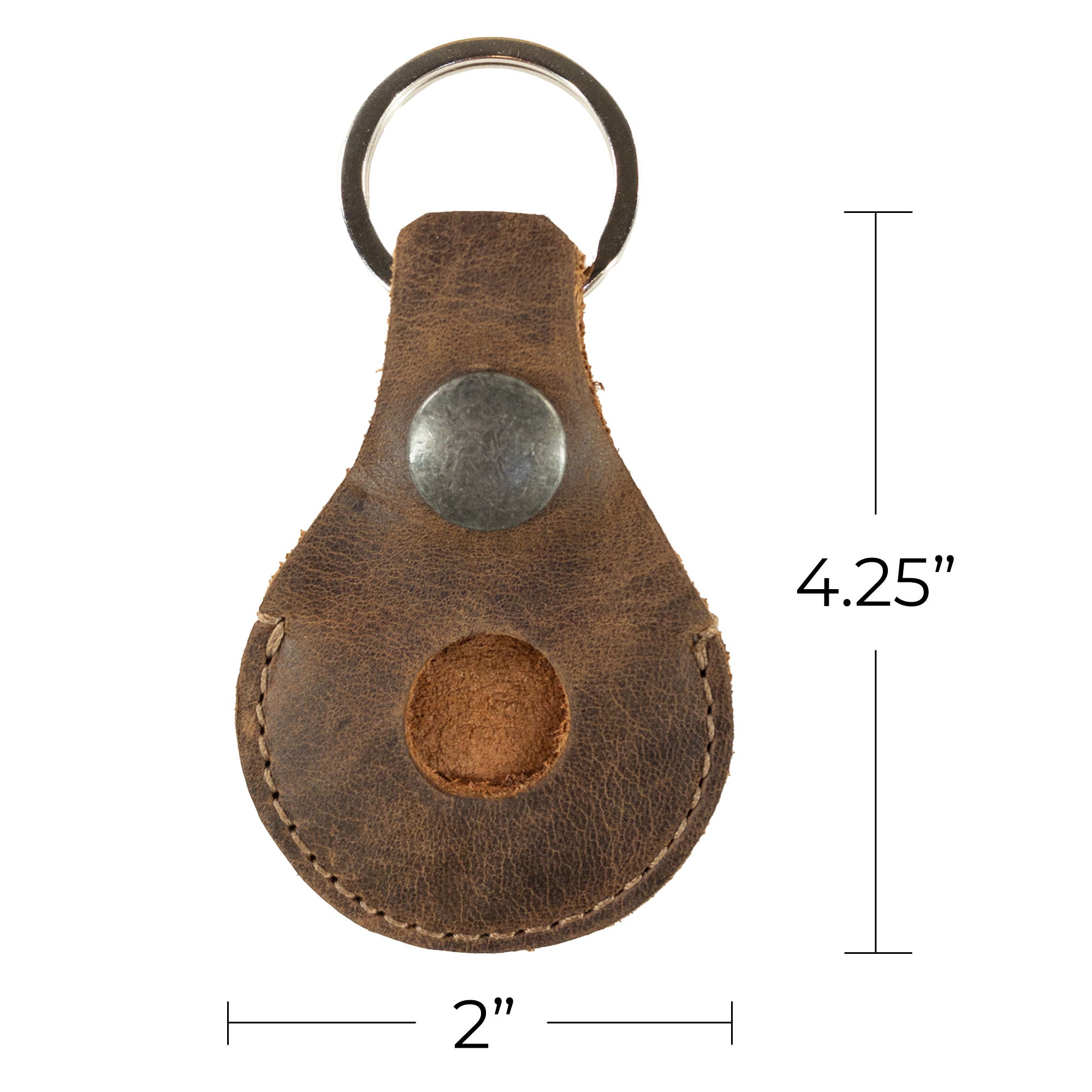 AirTag Small Keychain Hook - Stockyard X 'The Leather Store'