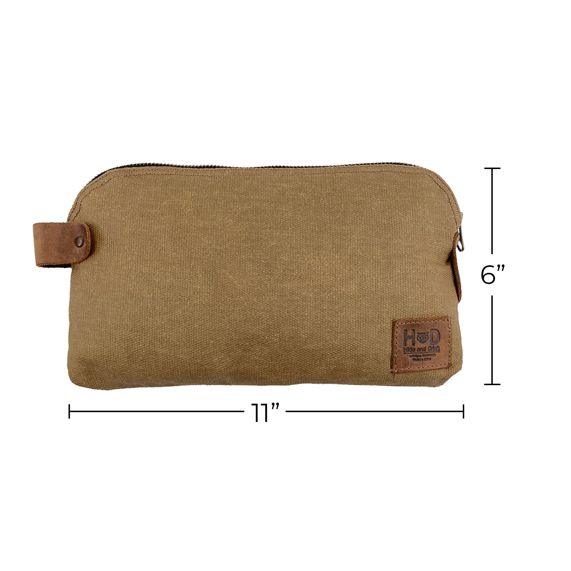 Dopp Kit Utility Bag by Hide & Drink demonstrating practical craftsmanship in its design. This artisan Dopp Kit Utility Bag serves multiple purposes and is made from full grain leather, highlighting artisan craftsmanship emphasizing hand cut and hand sewn production in small batches, handmade in La Antigua Guatemala & Oaxaca Mexico.