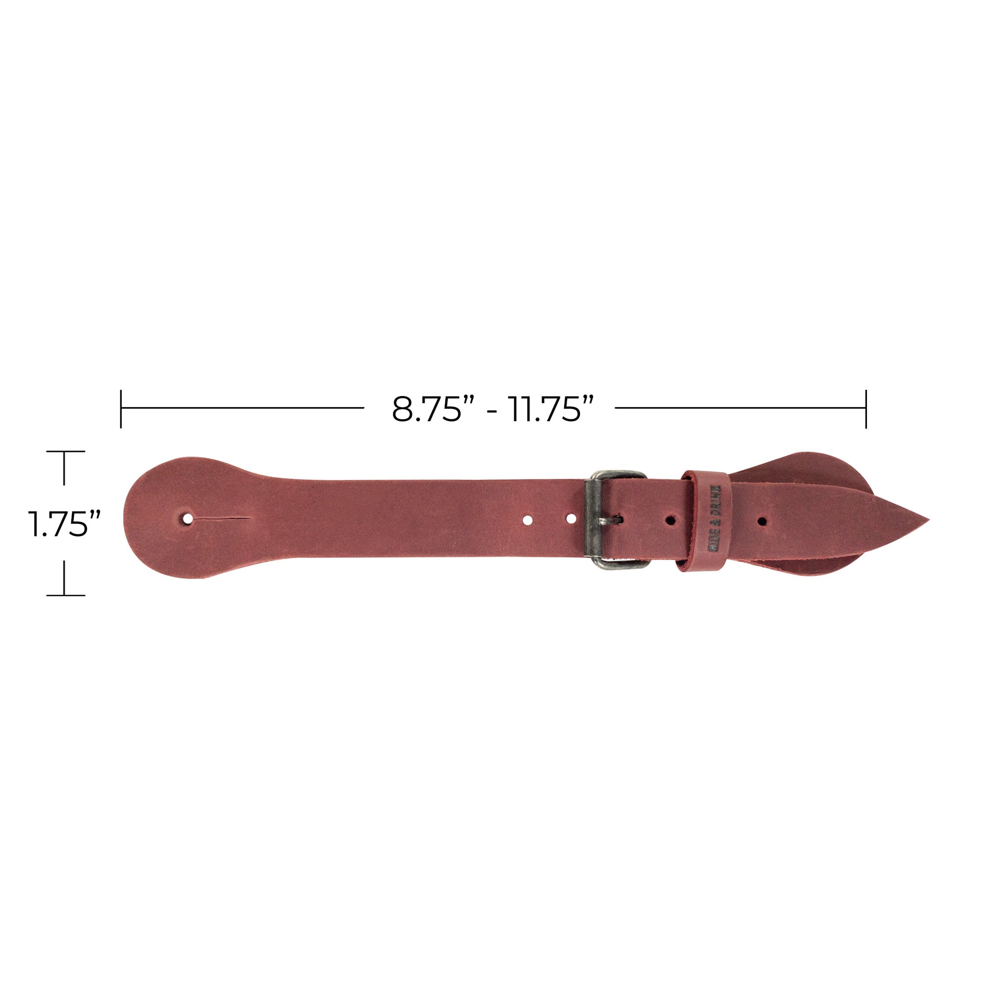 Hide & Drink's Ply Spur Straps (2 Pieces) - This set of 2 Single Spur Straps is perfect for Cowboy footwear, made for both Men and Women. Crafted from durable Full Grain Leather, ideal for Rodeo use and showcases artisan quality.